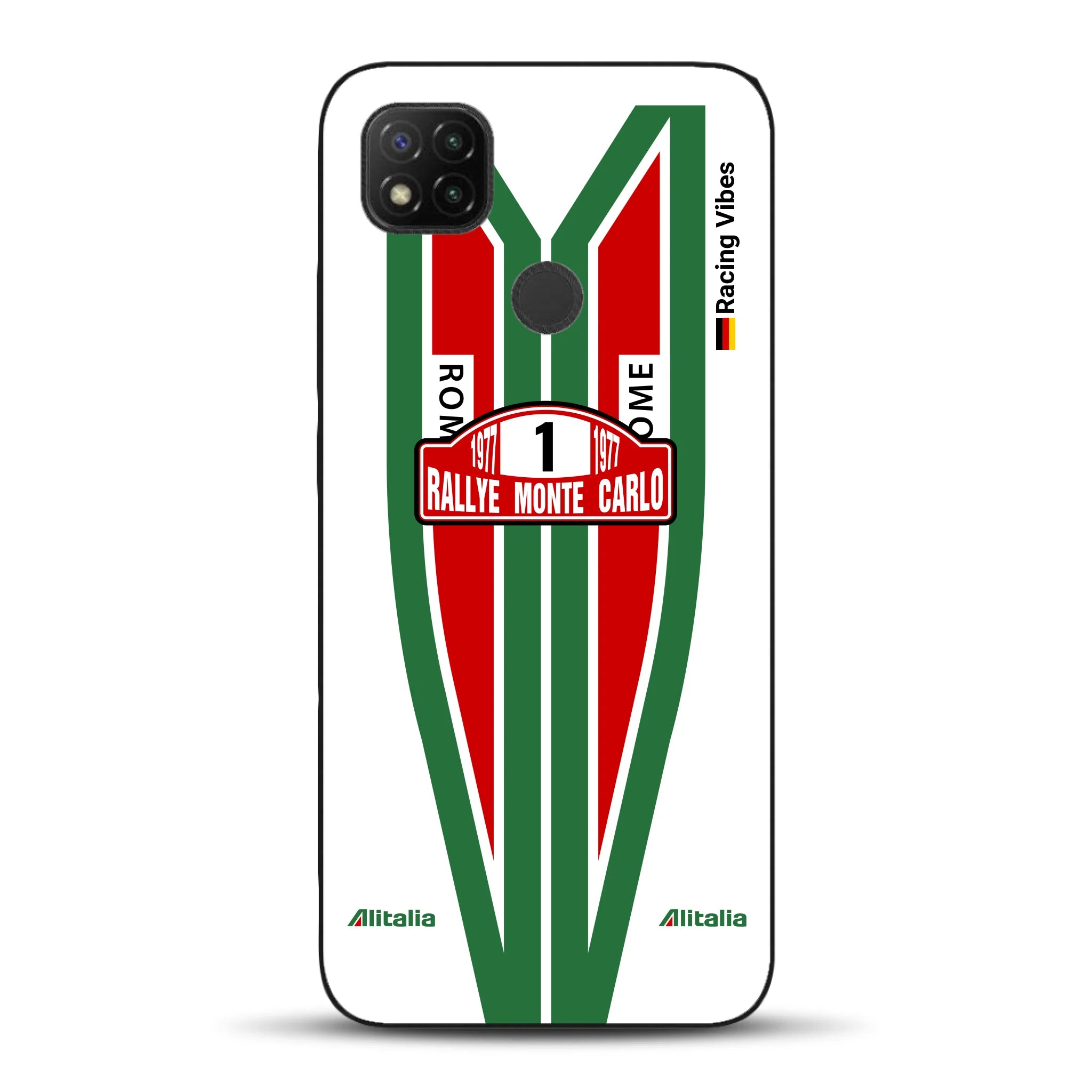 Lancia Stratos Alitalia 1977 Livery - Housse de téléphone portable personnalisée pour Xiaomi