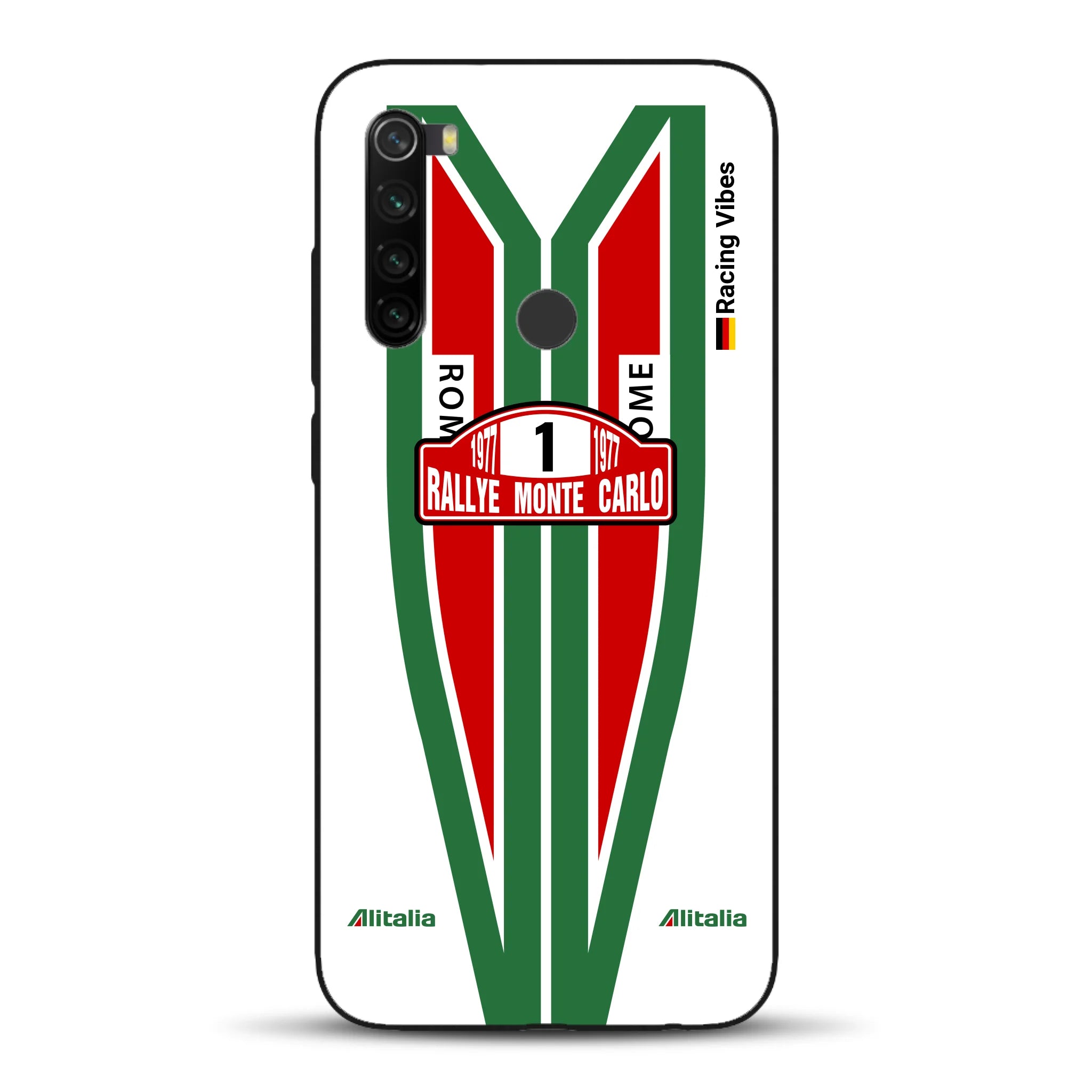 Lancia Stratos Alitalia 1977 Livery - Housse de téléphone portable personnalisée pour Xiaomi