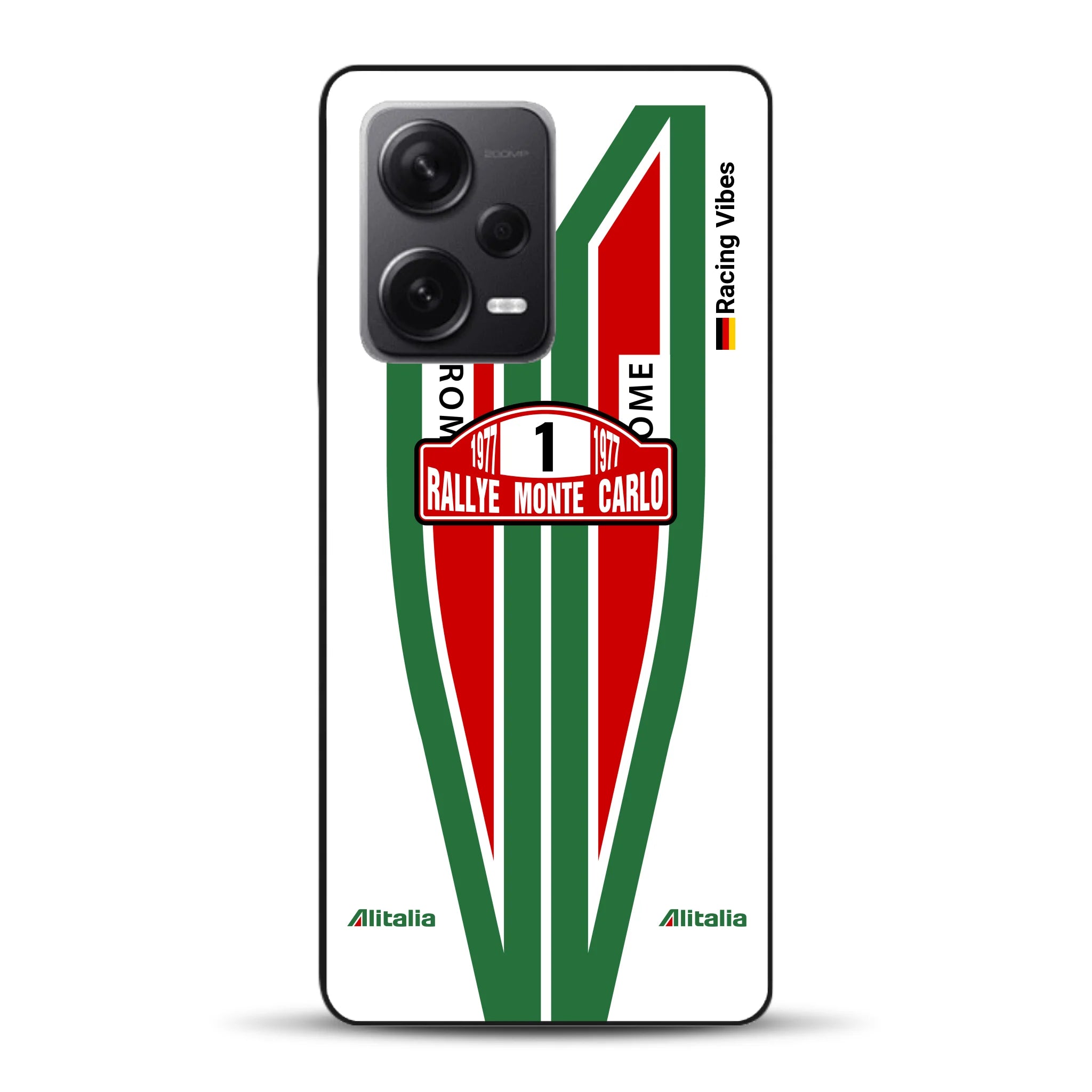 Lancia Stratos Alitalia 1977 Livery - Housse de téléphone portable personnalisée pour Xiaomi