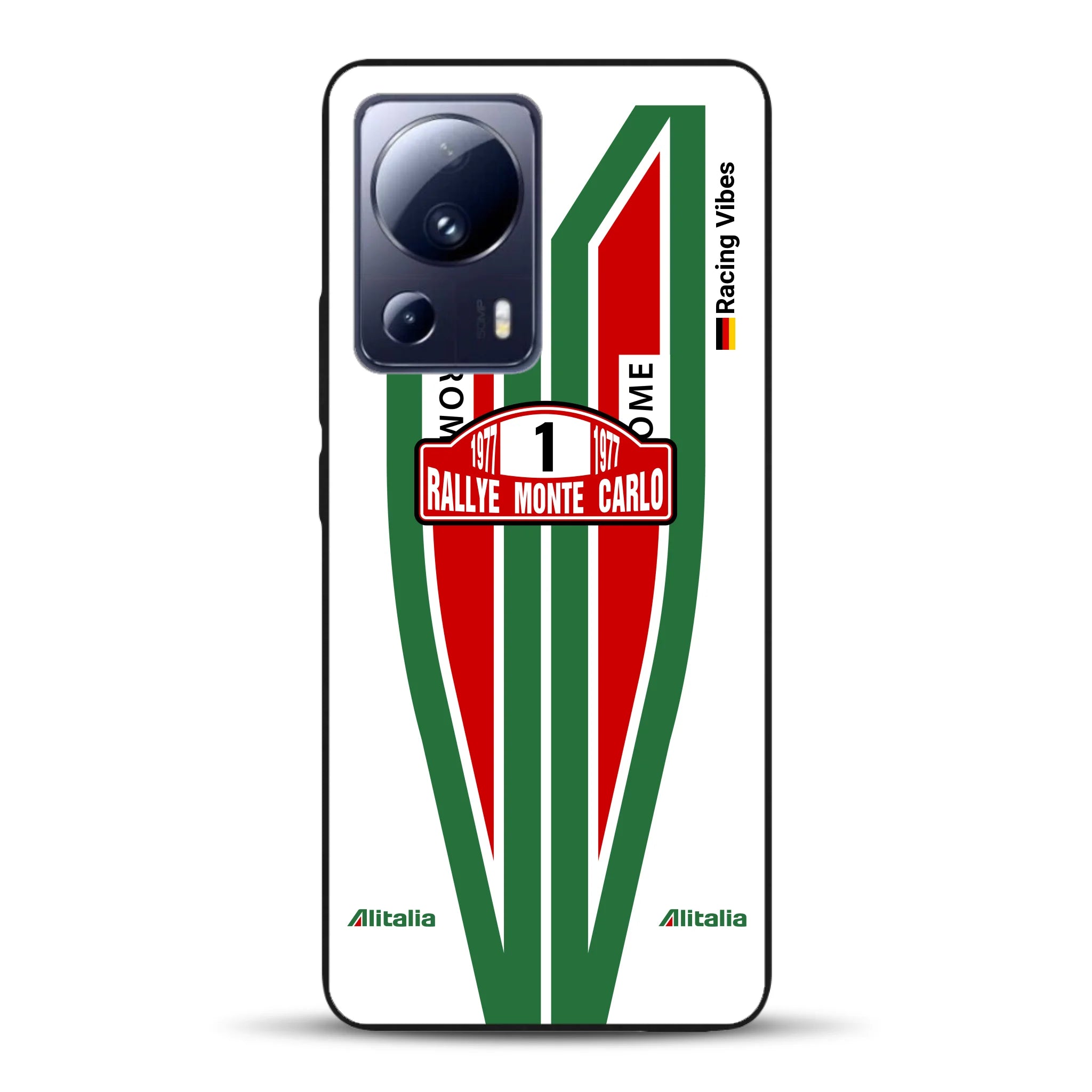 Lancia Stratos Alitalia 1977 Livery - Housse de téléphone portable personnalisée pour Xiaomi