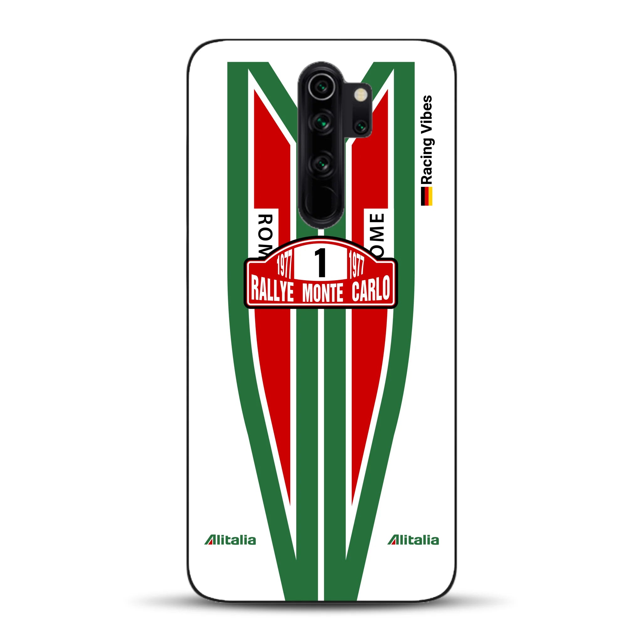 Lancia Stratos Alitalia 1977 Livery - Housse de téléphone portable personnalisée pour Xiaomi