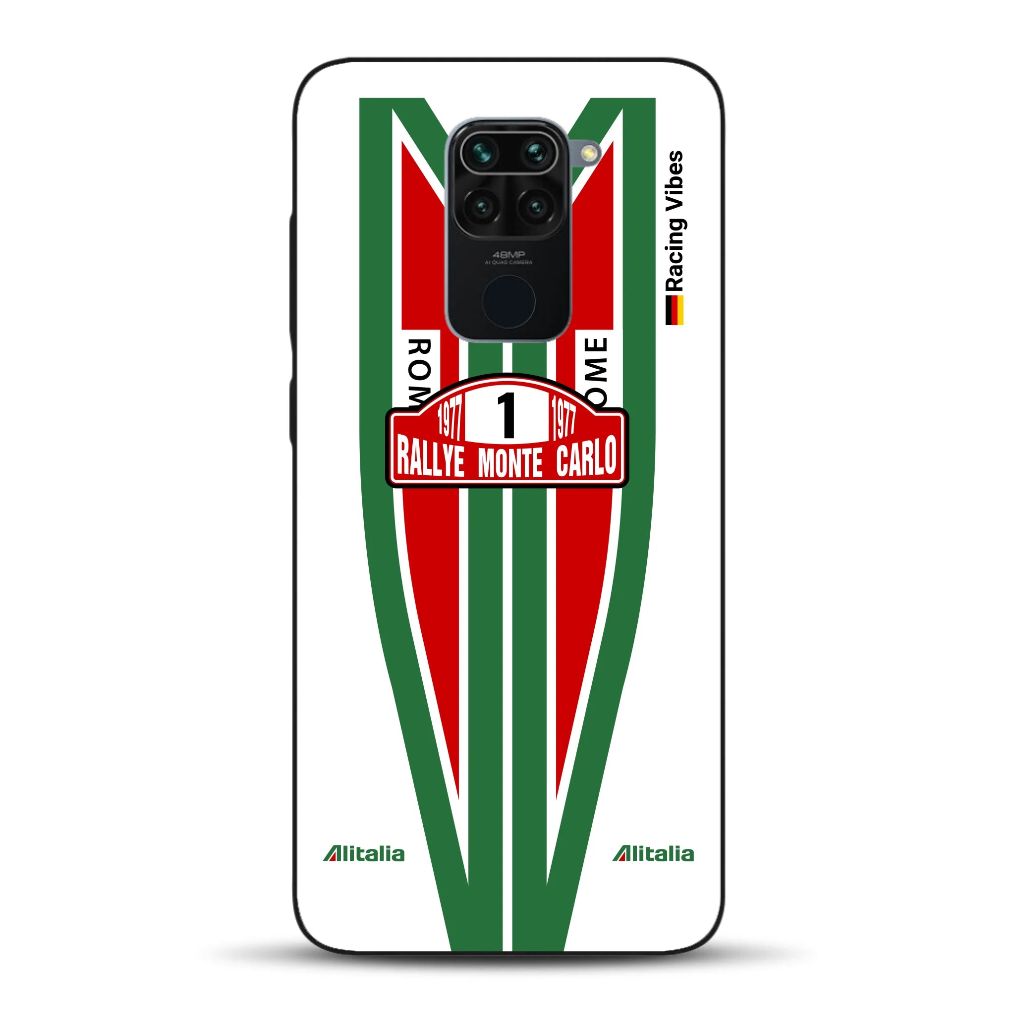 Lancia Stratos Alitalia 1977 Livery - Housse de téléphone portable personnalisée pour Xiaomi