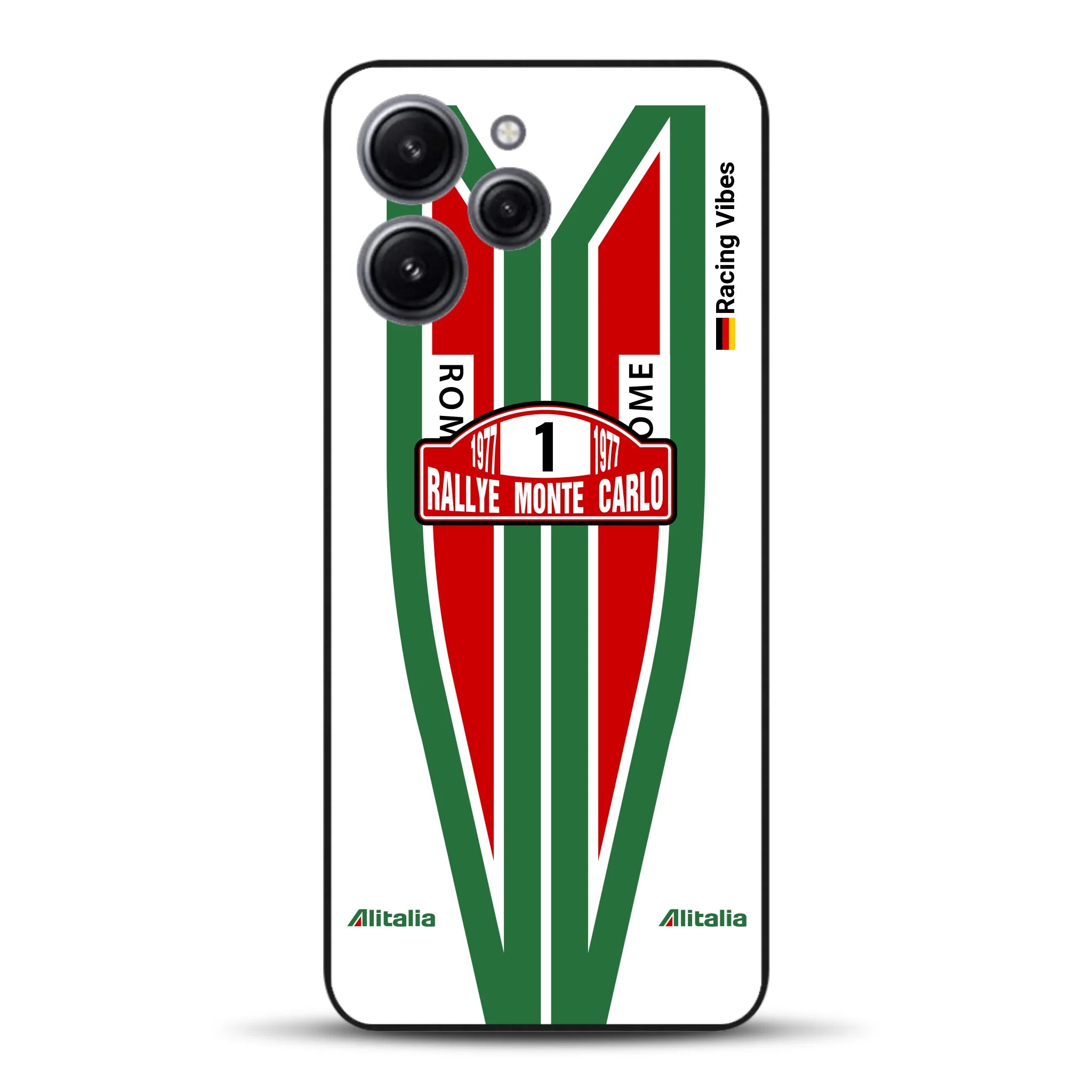 Lancia Stratos Alitalia 1977 Livery - Housse de téléphone portable personnalisée pour Xiaomi