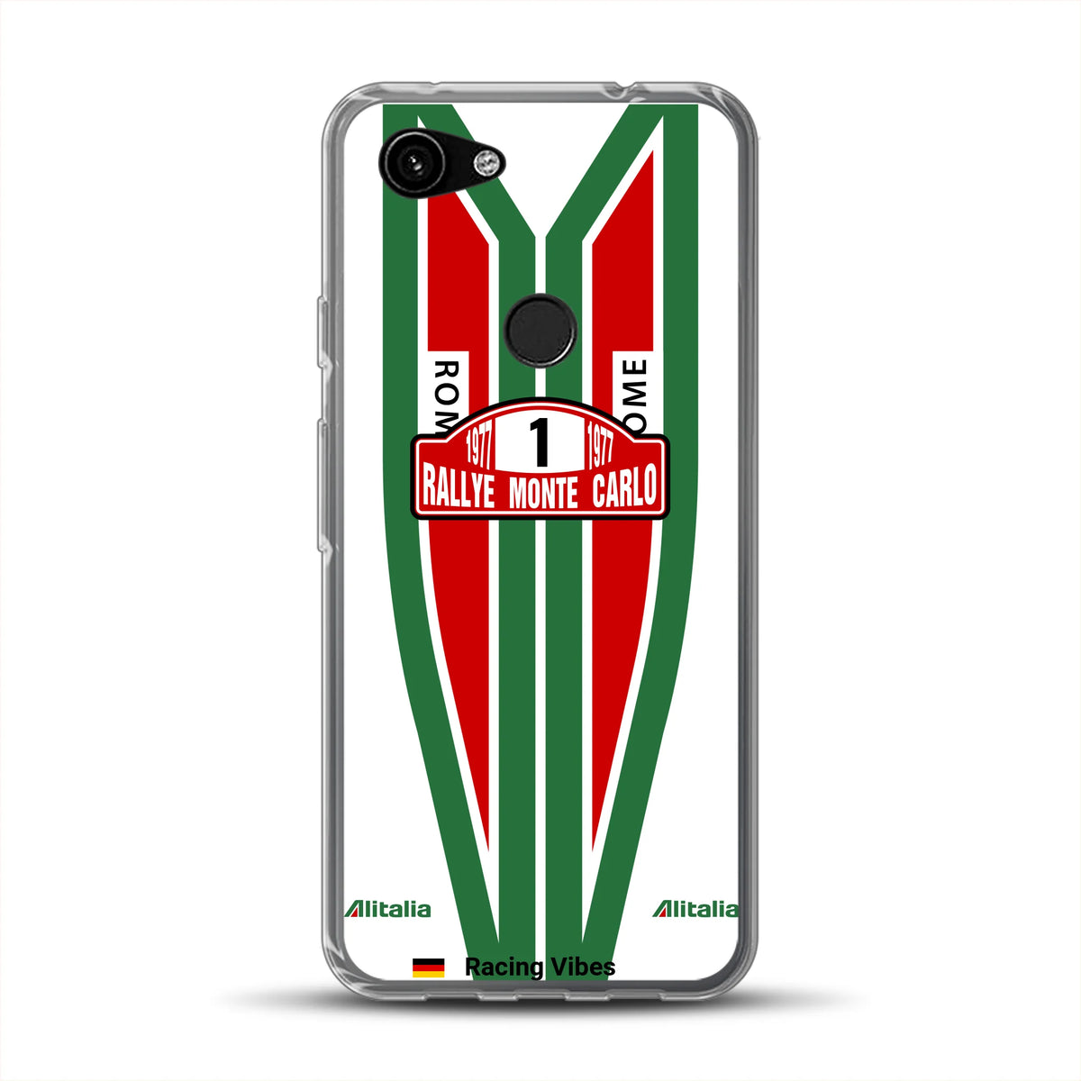 Lancia Stratos Alitalia 1977 Livery - Housse de téléphone portable personnalisée pour Google