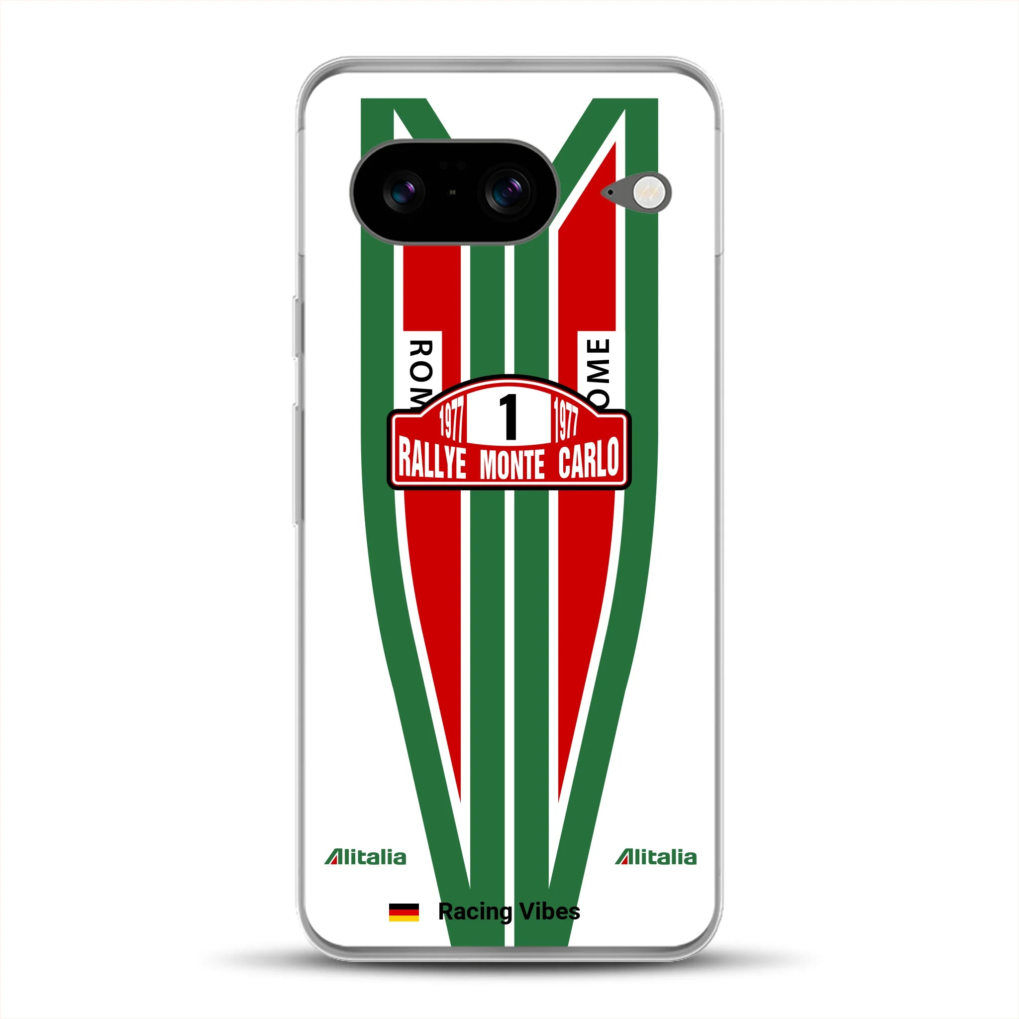 Lancia Stratos Alitalia 1977 Livery - Housse de téléphone portable personnalisée pour Google