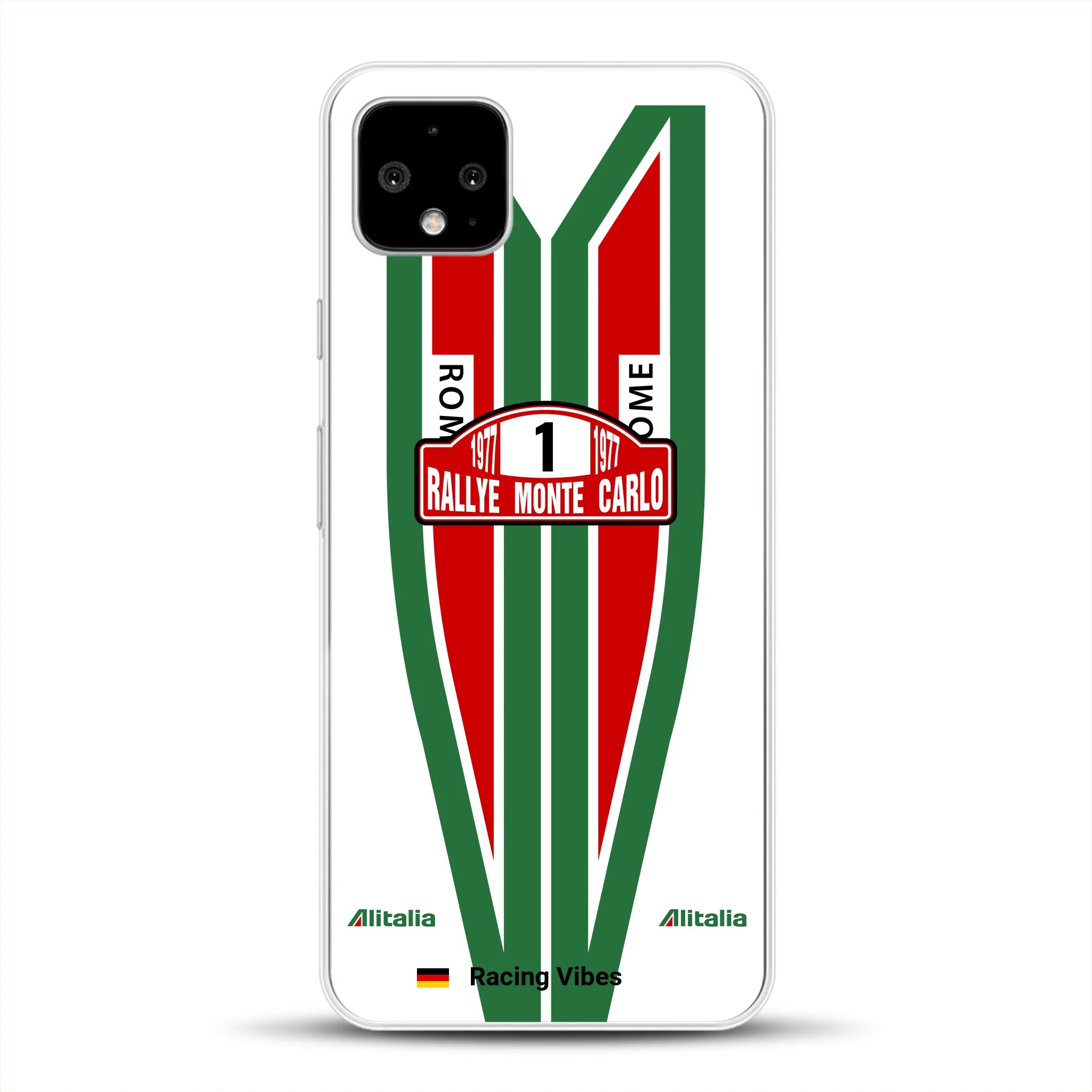 Lancia Stratos Alitalia 1977 Livery - Housse de téléphone portable personnalisée pour Google