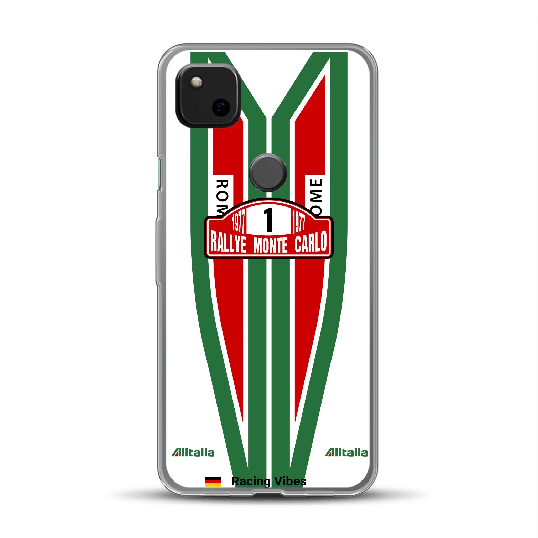 Lancia Stratos Alitalia 1977 Livery - Housse de téléphone portable personnalisée pour Google