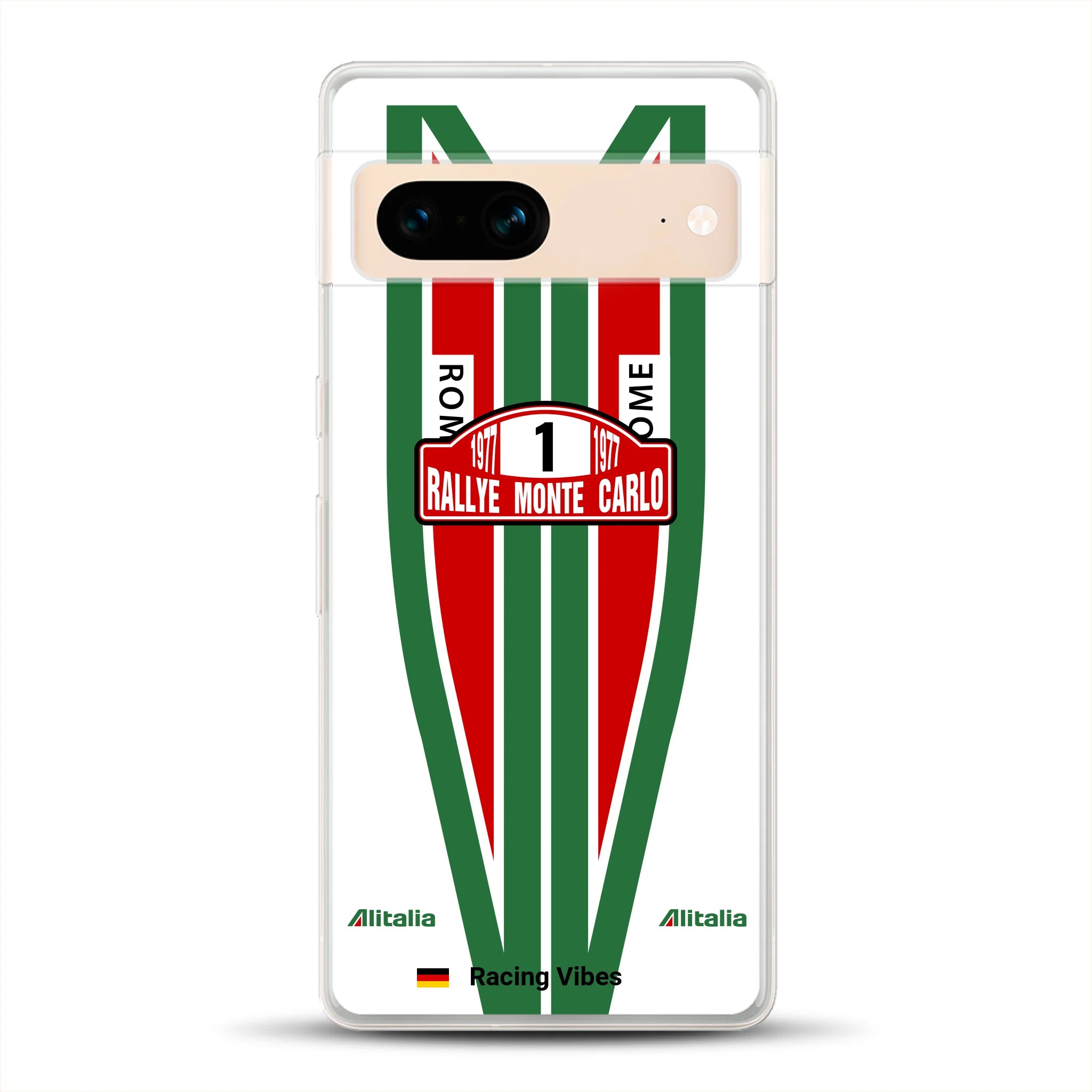 Lancia Stratos Alitalia 1977 Livery - Housse de téléphone portable personnalisée pour Google