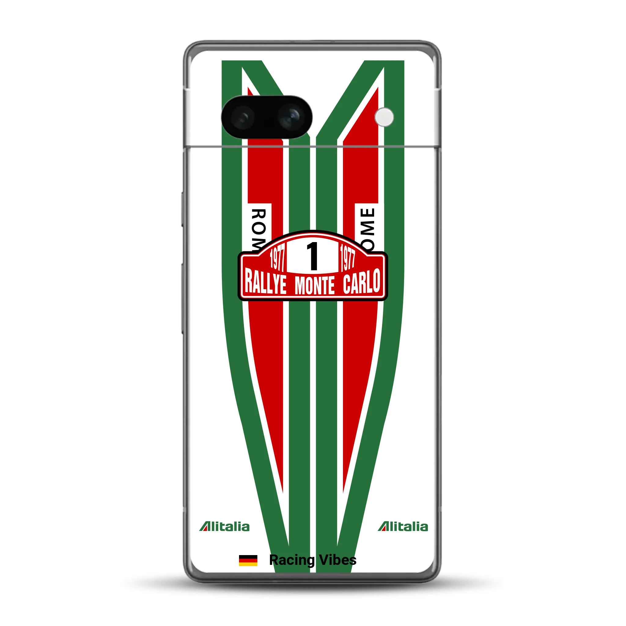 Lancia Stratos Alitalia 1977 Livery - Housse de téléphone portable personnalisée pour Google