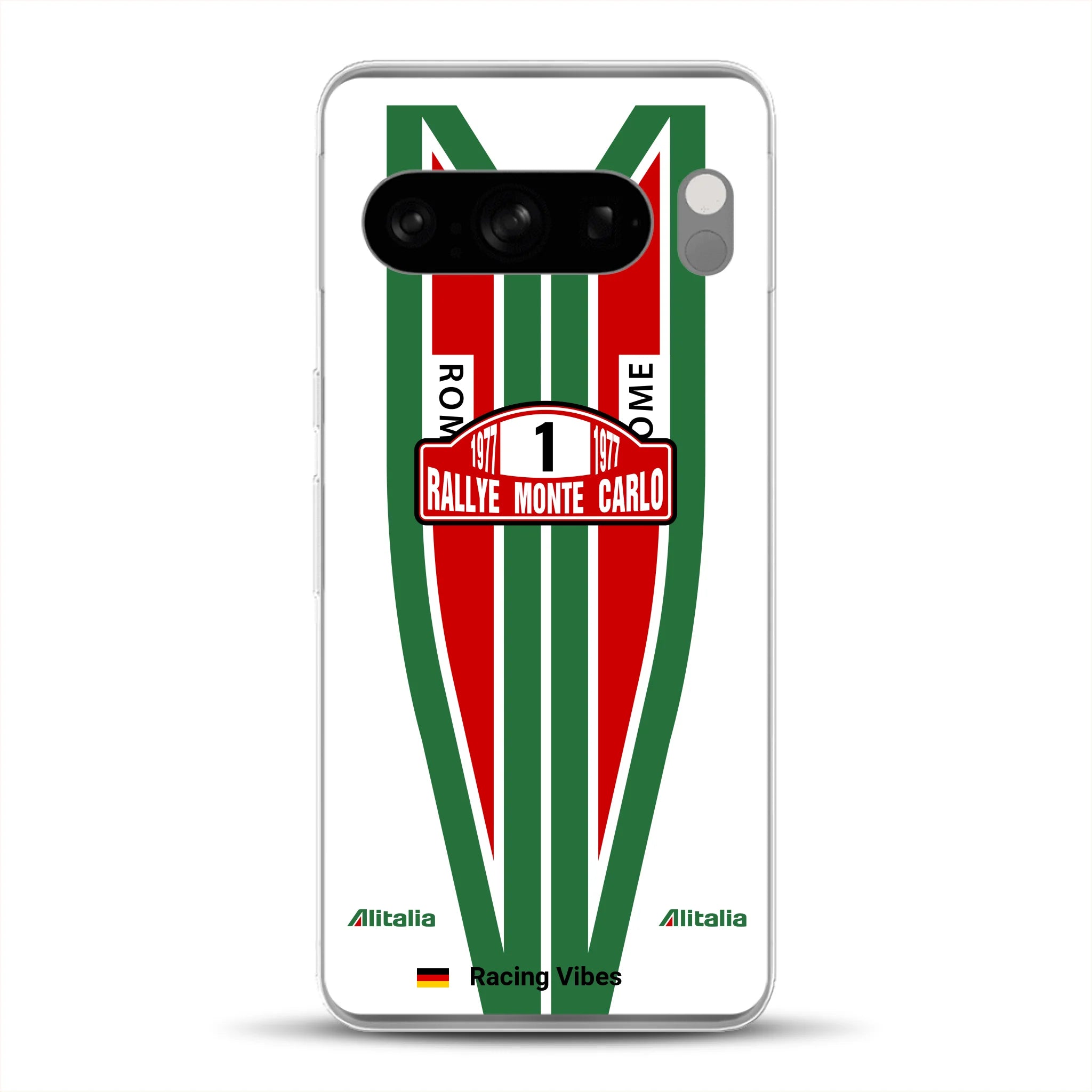 Lancia Stratos Alitalia 1977 Livery - Housse de téléphone portable personnalisée pour Google