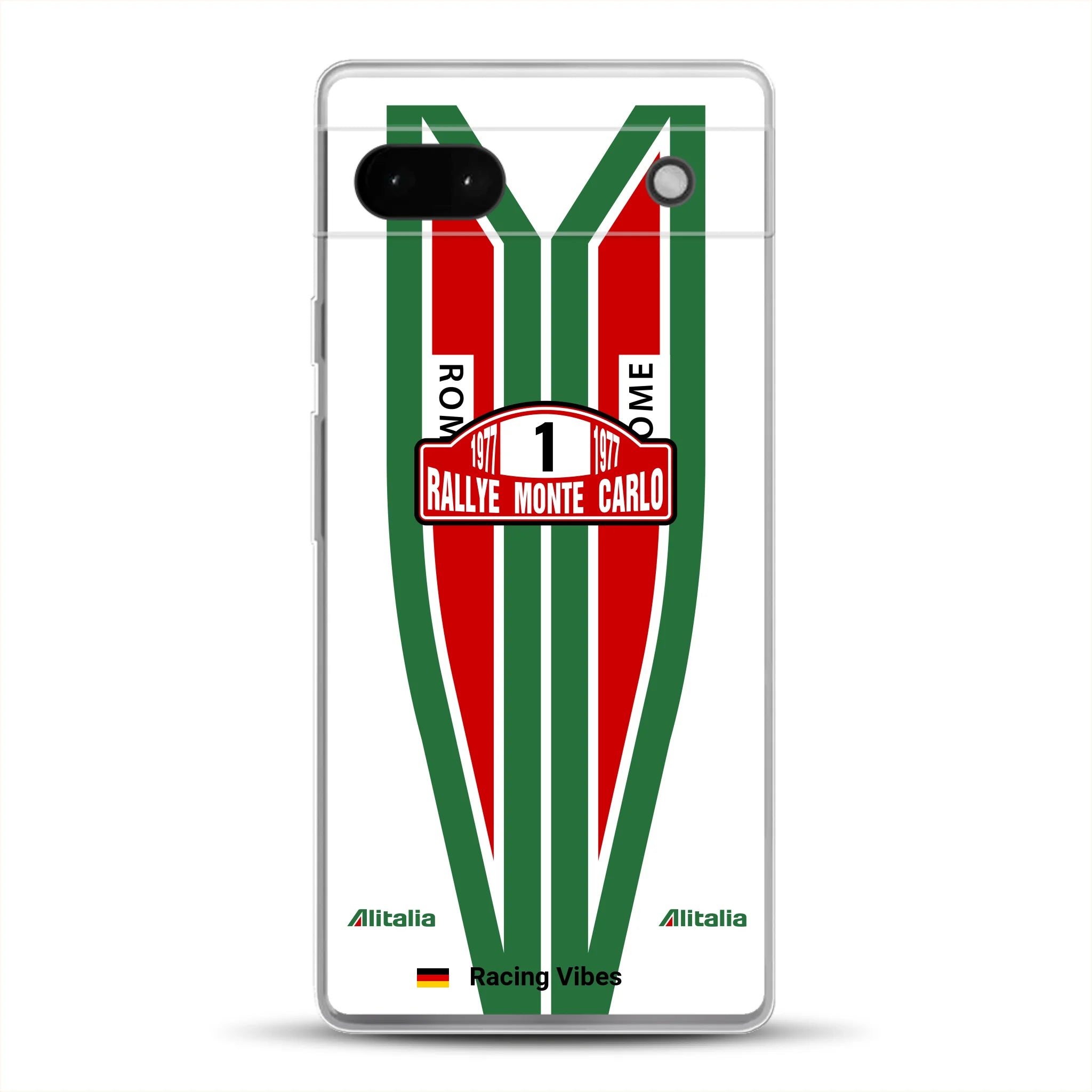 Lancia Stratos Alitalia 1977 Livery - Housse de téléphone portable personnalisée pour Google