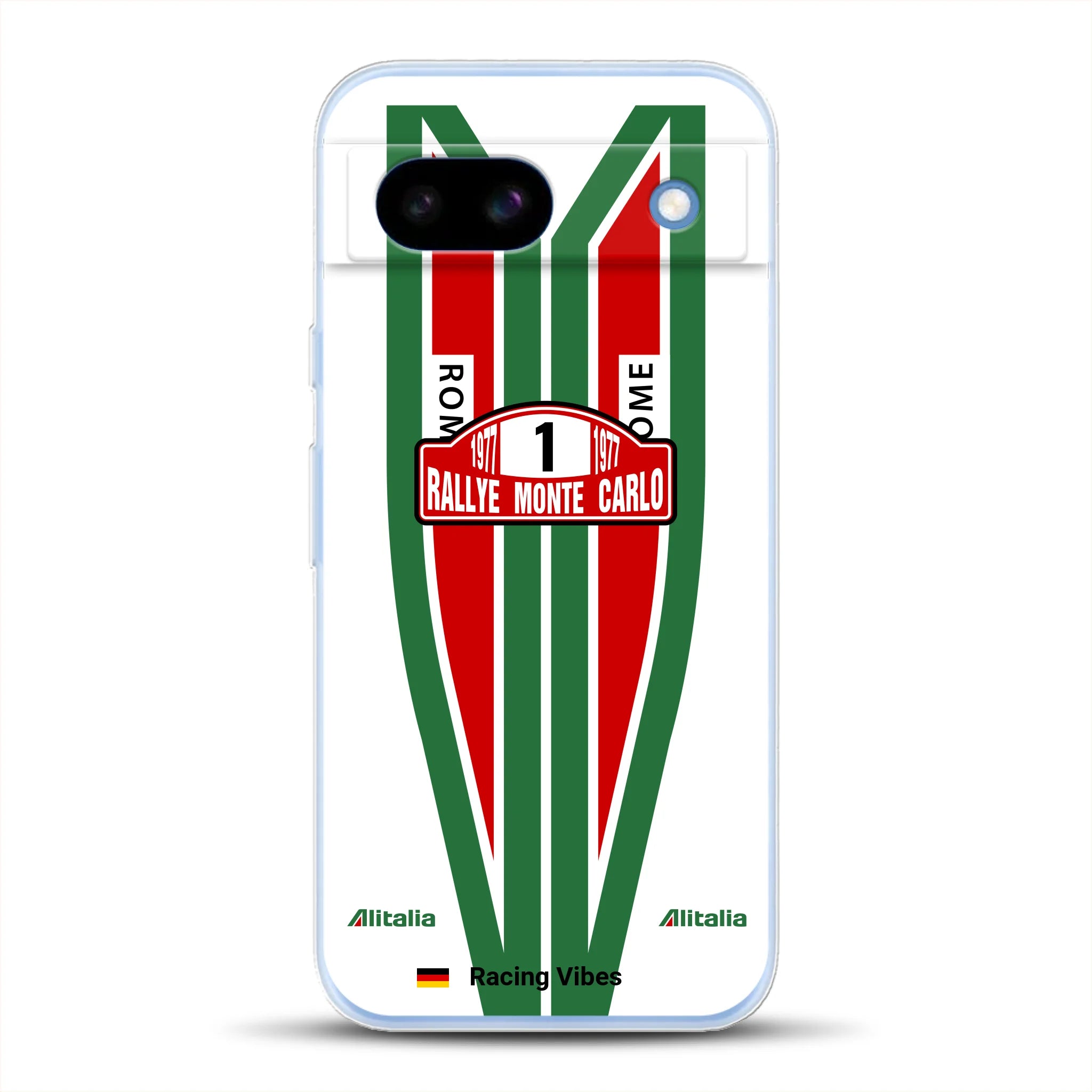 Lancia Stratos Alitalia 1977 Livery - Housse de téléphone portable personnalisée pour Google