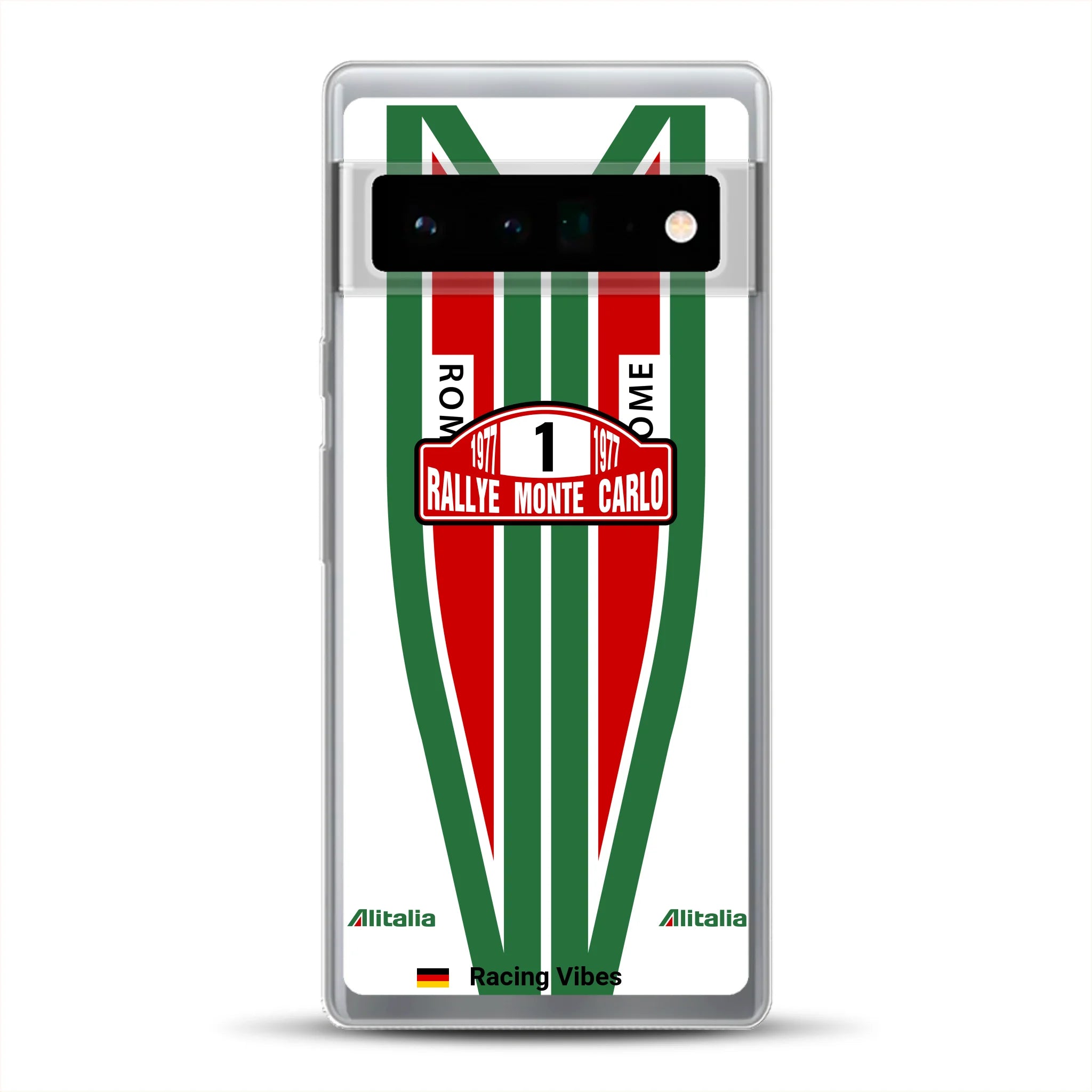 Lancia Stratos Alitalia 1977 Livery - Housse de téléphone portable personnalisée pour Google