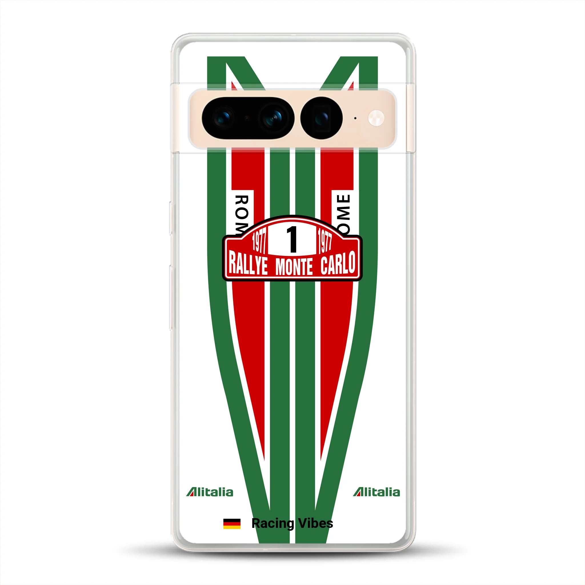 Lancia Stratos Alitalia 1977 Livery - Housse de téléphone portable personnalisée pour Google