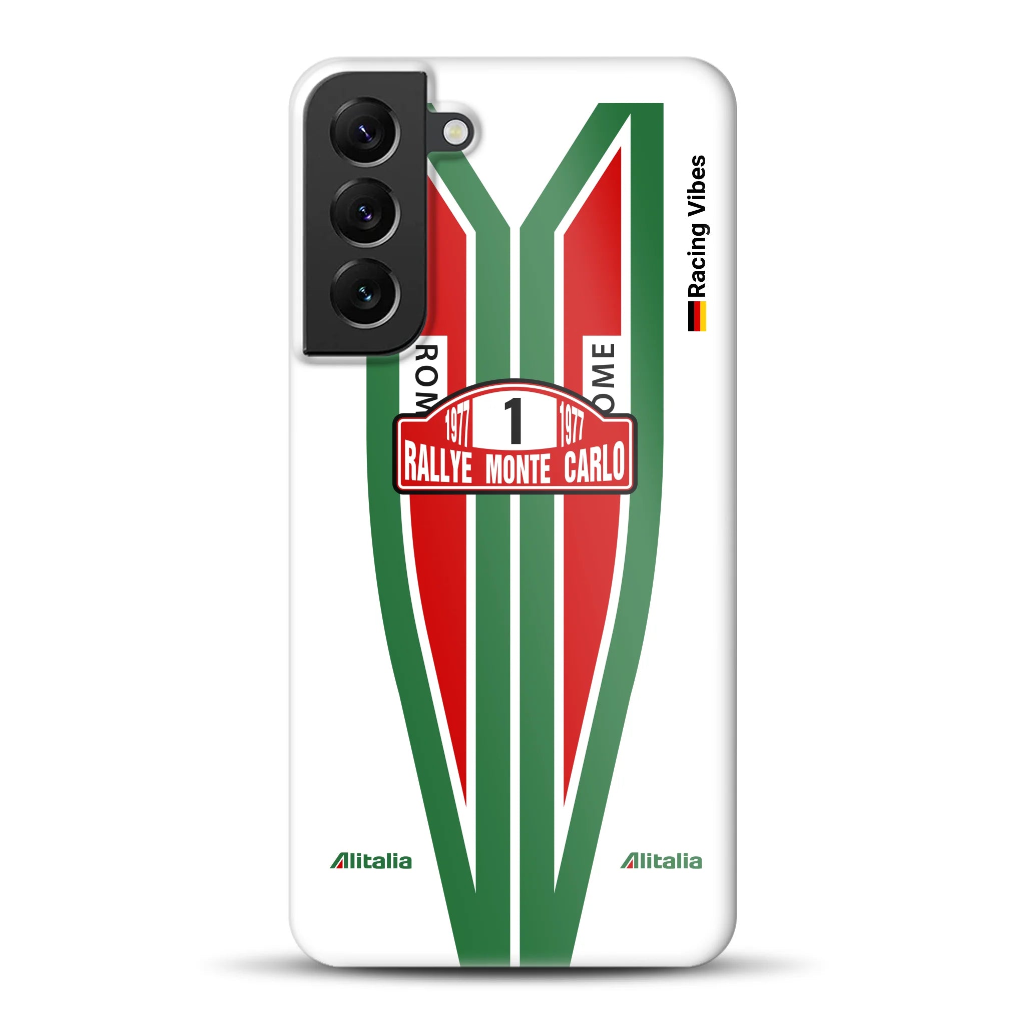 Lancia Stratos Alitalia 1977 Livery - Individuelle Hardcase Hülle für Samsung