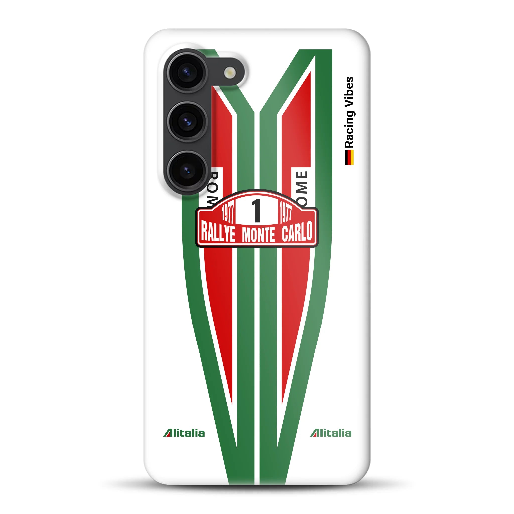 Lancia Stratos Alitalia 1977 Livery - Individuelle Hardcase Hülle für Samsung