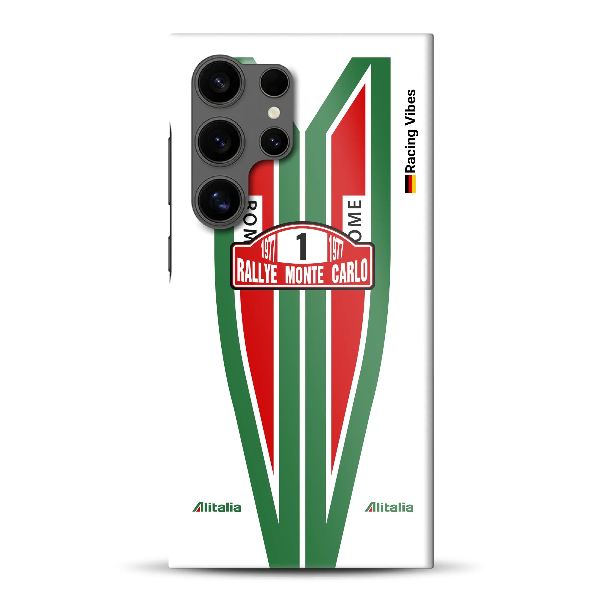 Lancia Stratos Alitalia 1977 Livery - Individuelle Hardcase Hülle für Samsung