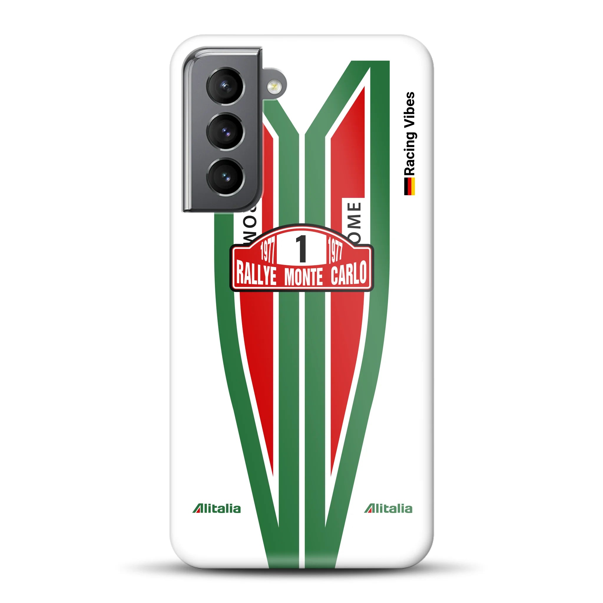 Lancia Stratos Alitalia 1977 Livery - Custodia rigida per Samsung