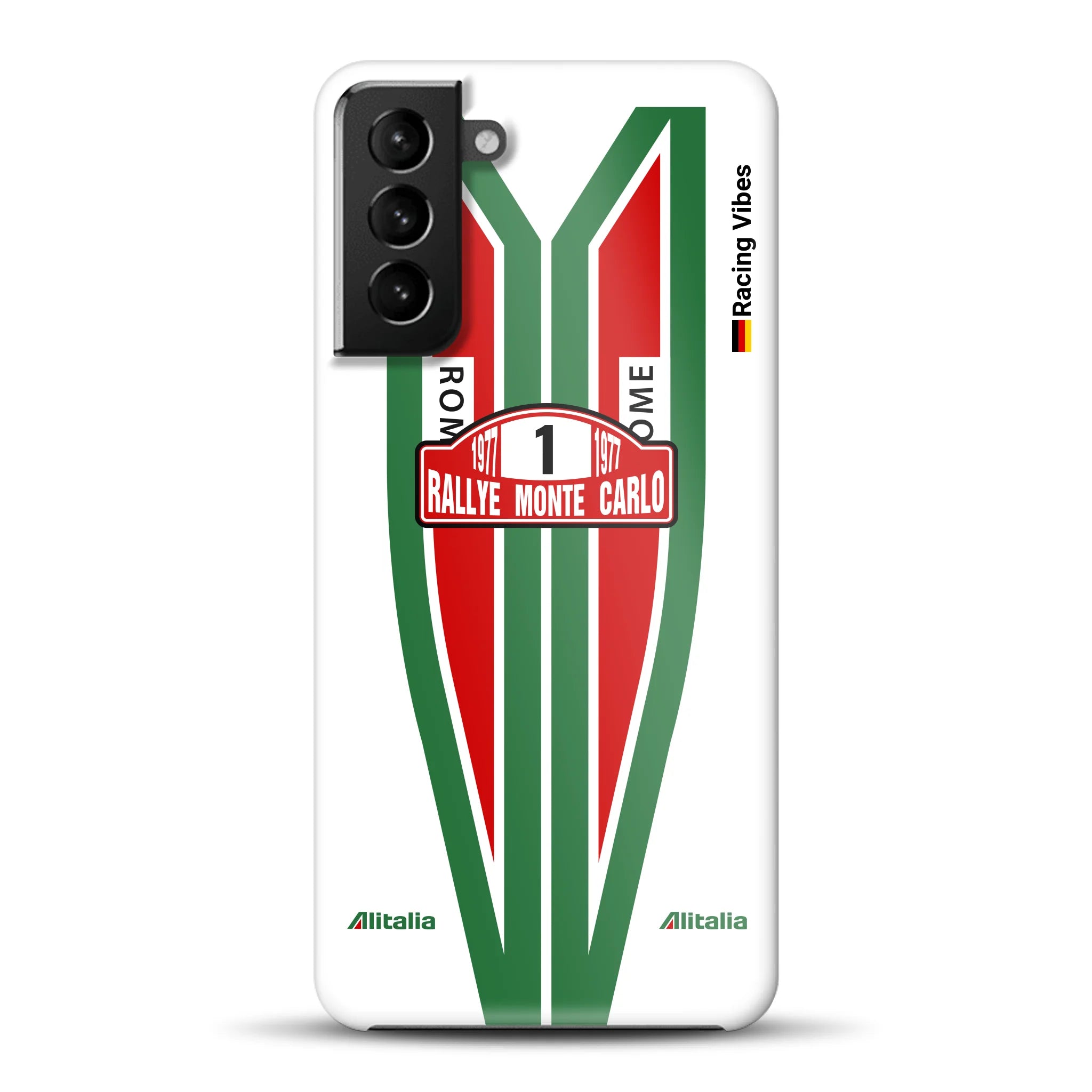 Lancia Stratos Alitalia 1977 Livery - Custodia rigida per Samsung