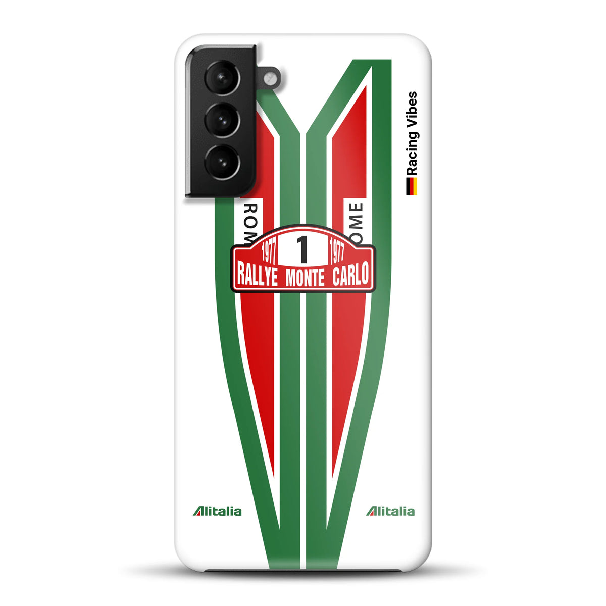 Lancia Stratos Alitalia 1977 Livery - Individuelle Hardcase Hülle für Samsung