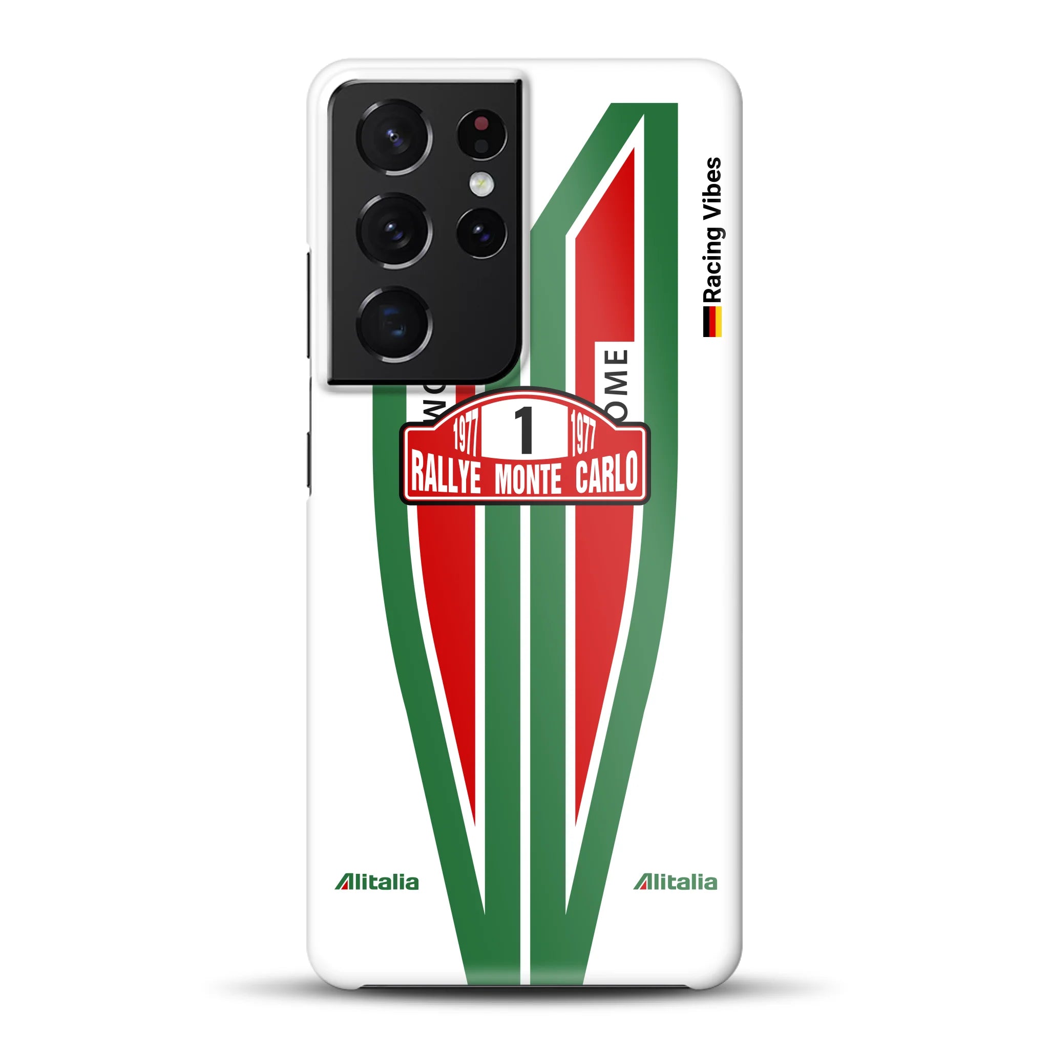 Lancia Stratos Alitalia 1977 Livery - Individuelle Hardcase Hülle für Samsung