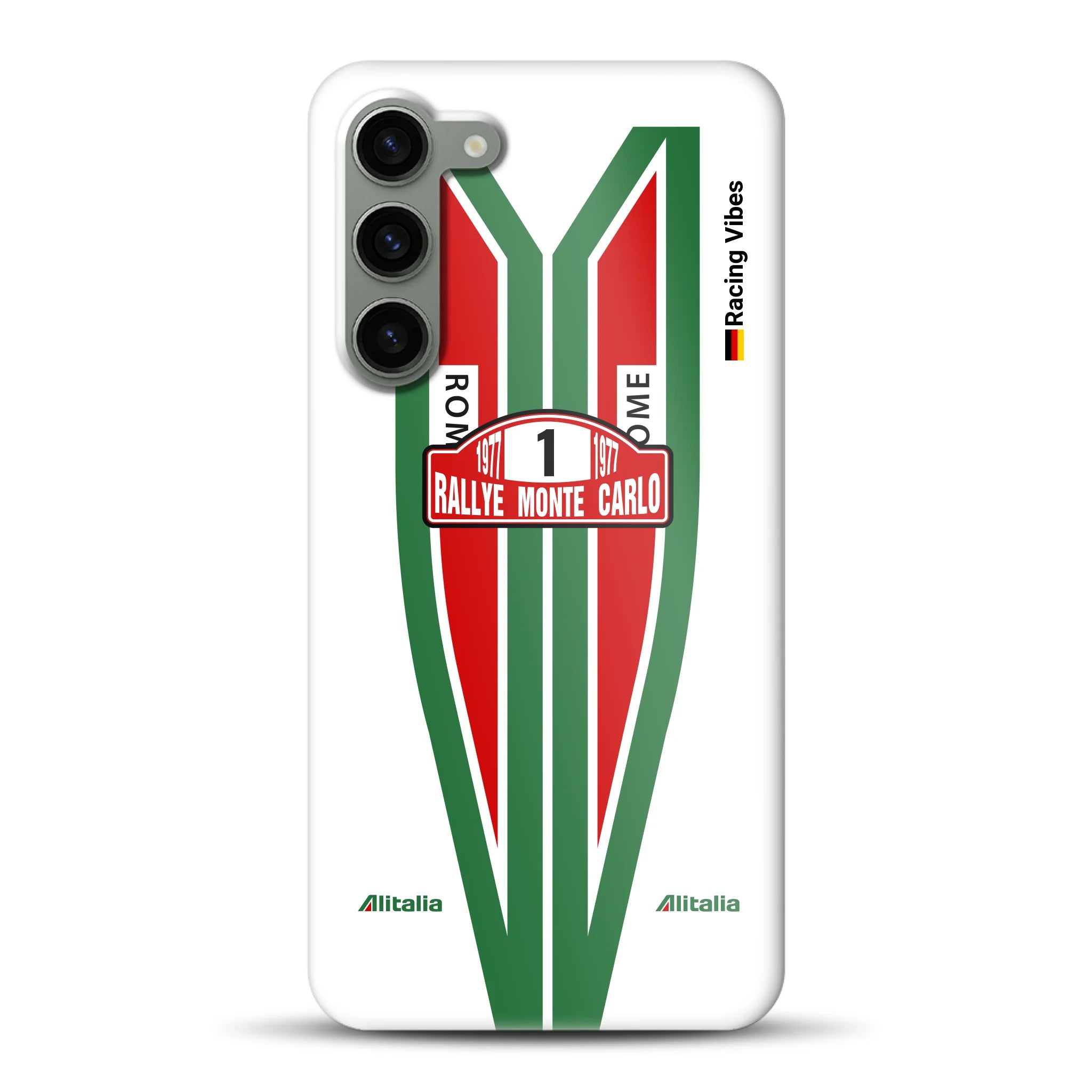 Lancia Stratos Alitalia 1977 Livery - Individuelle Hardcase Hülle für Samsung