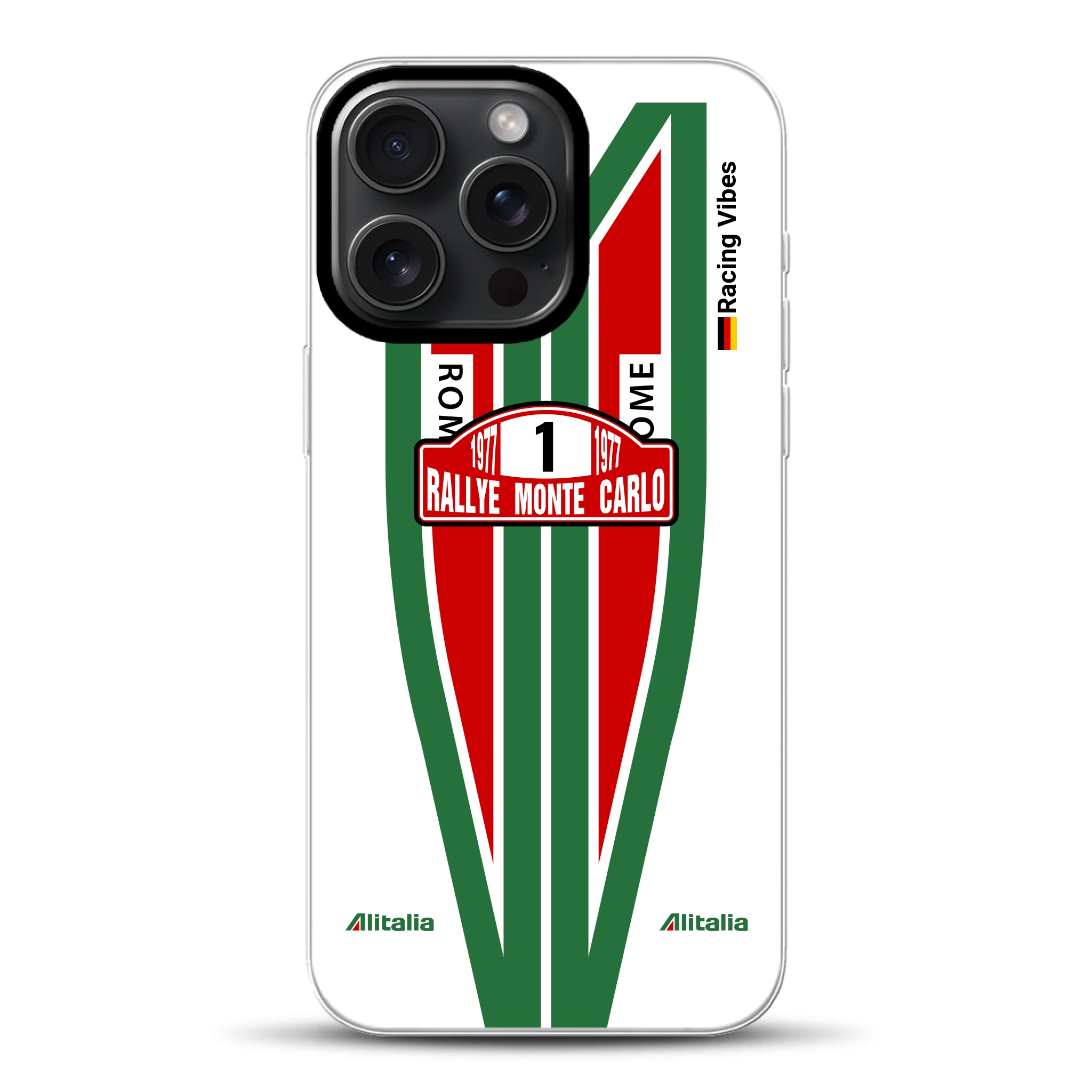 Lancia Stratos Alitalia 1977 Livery - Individuelle Hybrid Hülle mit MagSafe