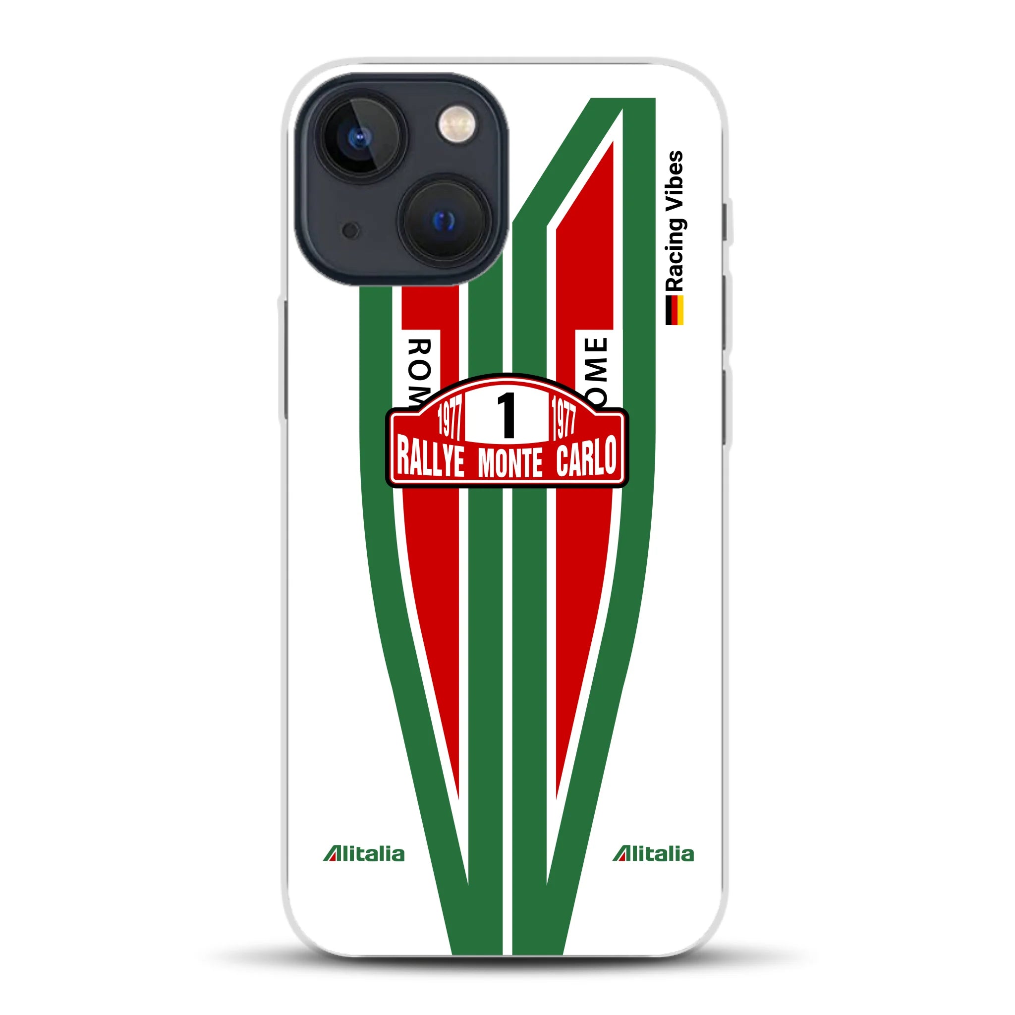 Lancia Stratos Alitalia 1977 Livery - Individuelle Handyhülle für iPhone