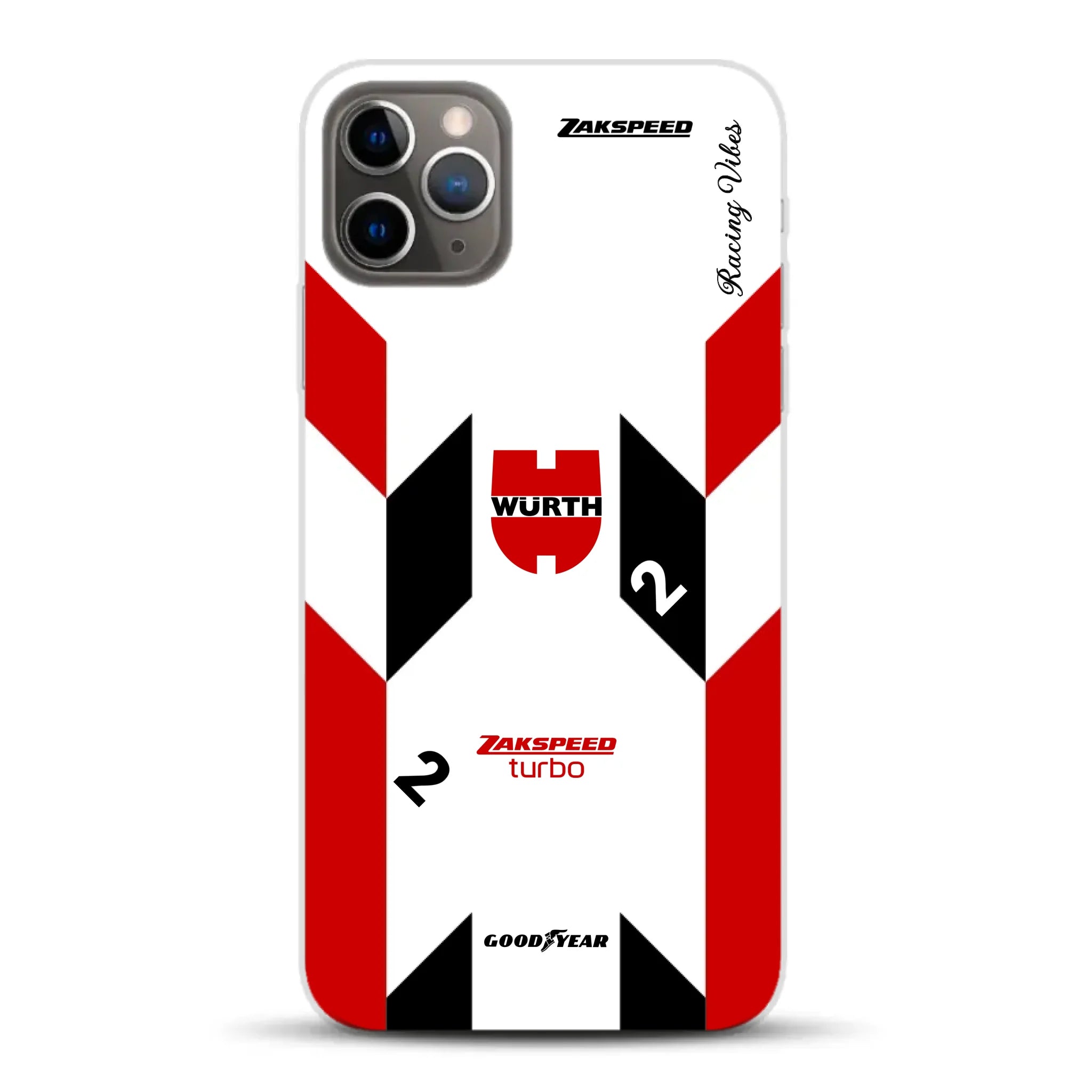 Ford Capri Turbo Gruppe 5 DRM 1980 & 1981 Klaus Ludwig Champion Livery - Custodia per cellulare personalizzata per iPhone