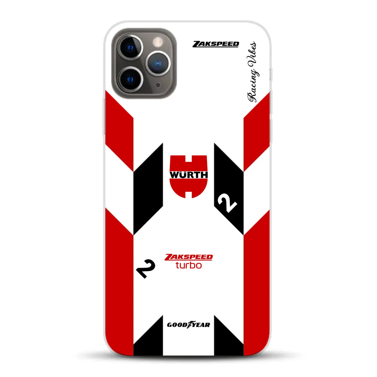Ford Capri Turbo Gruppe 5 DRM 1980 & 1981 Klaus Ludwig Champion Livery - Custodia per cellulare personalizzata per iPhone