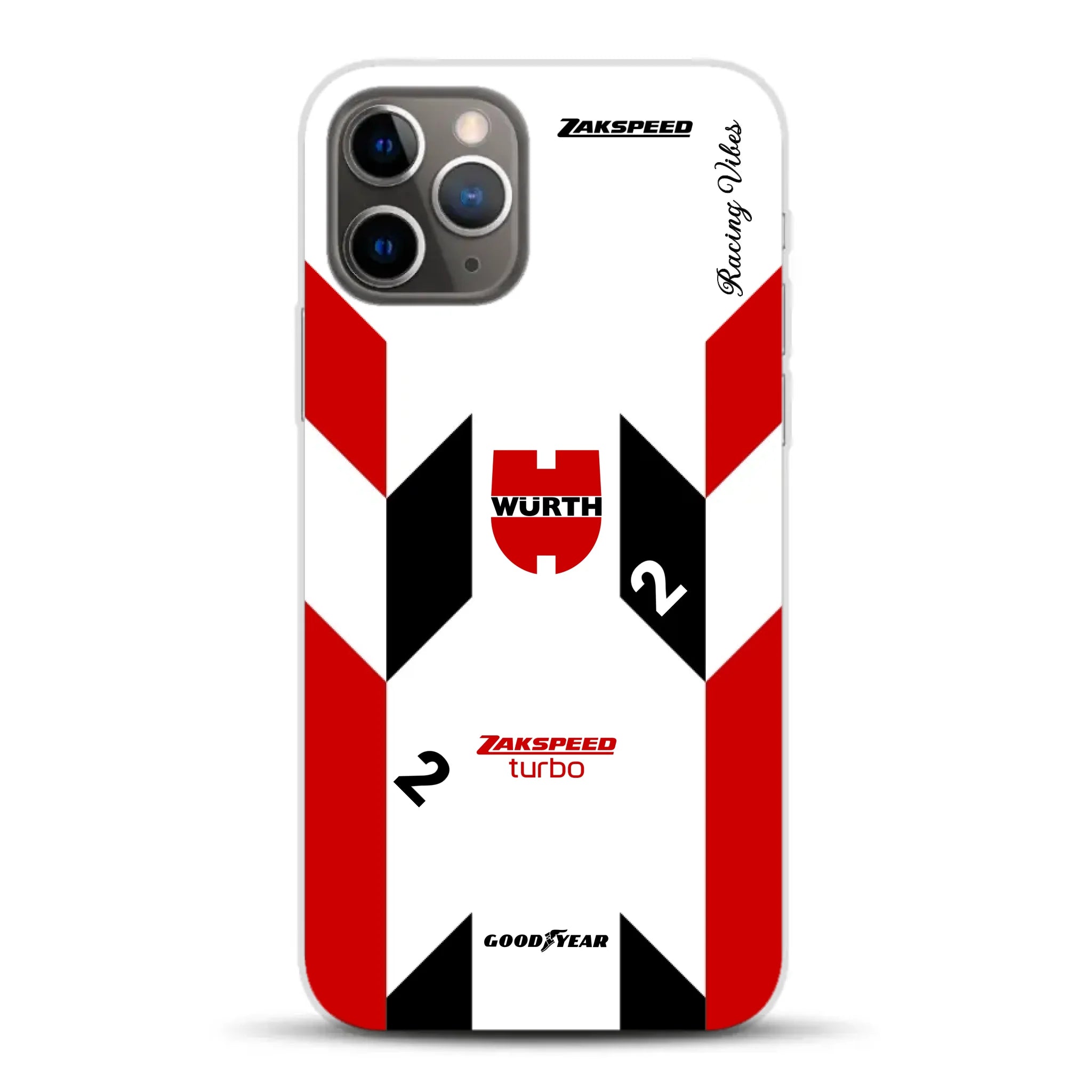 Ford Capri Turbo Gruppe 5 DRM 1980 & 1981 Klaus Ludwig Champion Livery - Custodia per cellulare personalizzata per iPhone