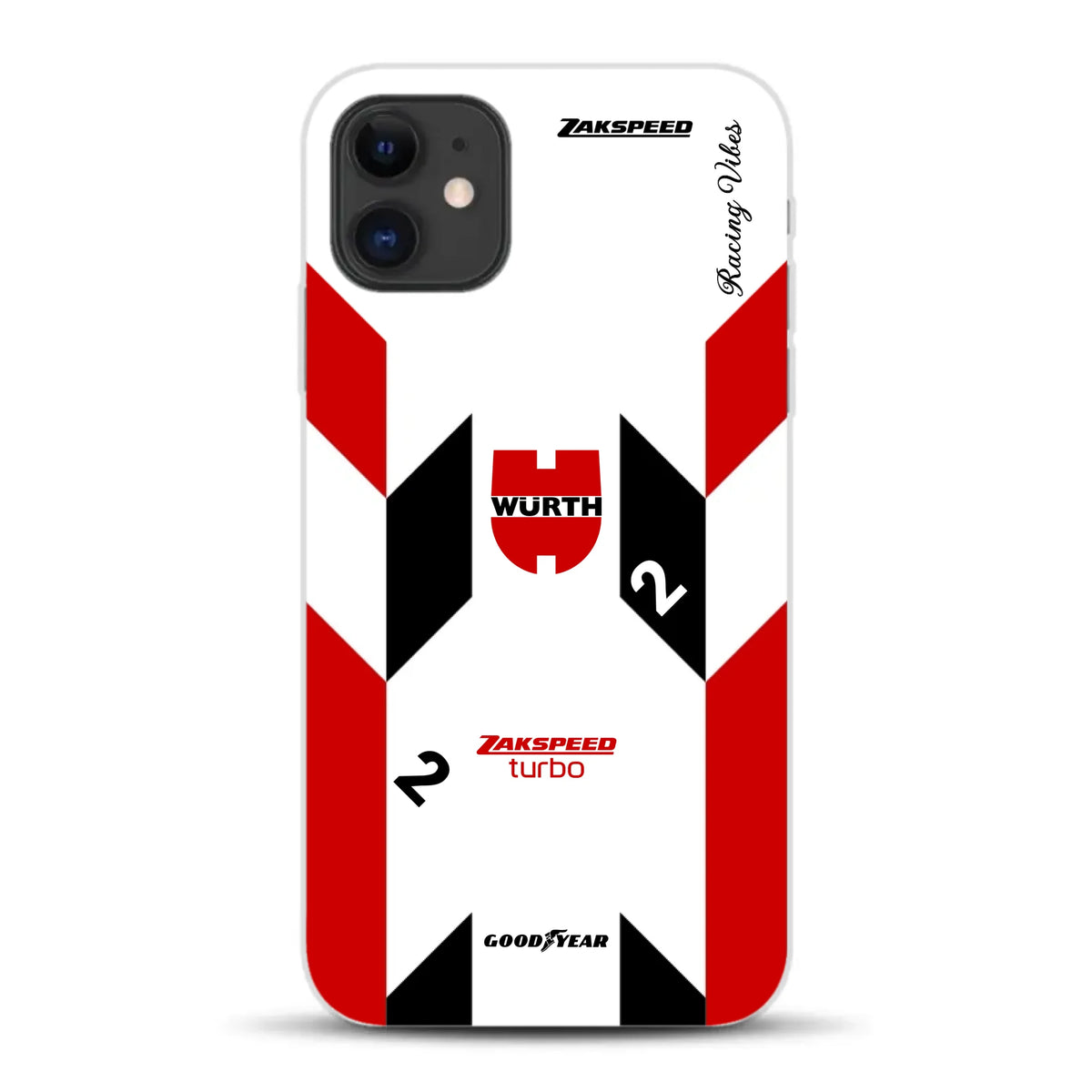 Ford Capri Turbo Gruppe 5 DRM 1980 & 1981 Klaus Ludwig Champion Livery - Custodia per cellulare personalizzata per iPhone