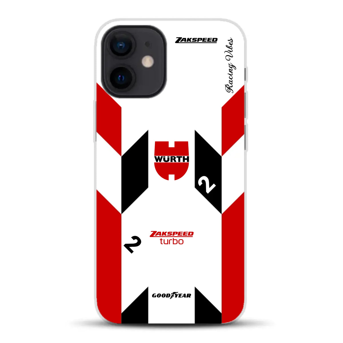 Ford Capri Turbo Gruppe 5 DRM 1980 & 1981 Klaus Ludwig Champion Livery - Custodia per cellulare personalizzata per iPhone