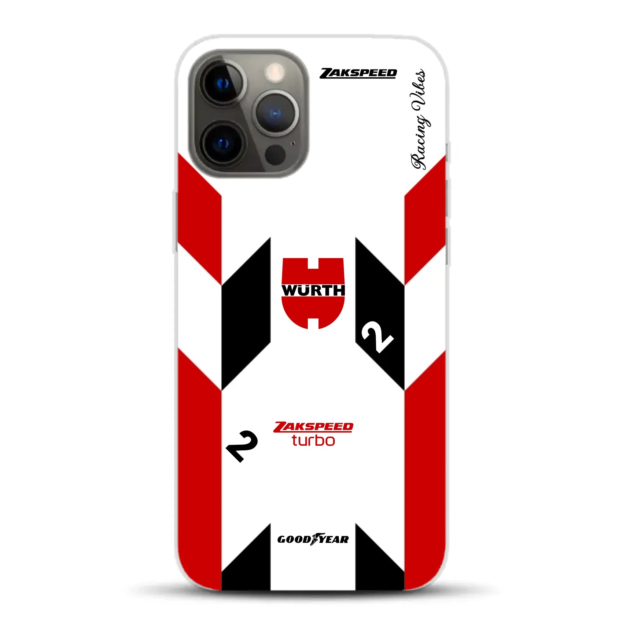 Ford Capri Turbo Gruppe 5 DRM 1980 & 1981 Klaus Ludwig Champion Livery - Custodia per cellulare personalizzata per iPhone