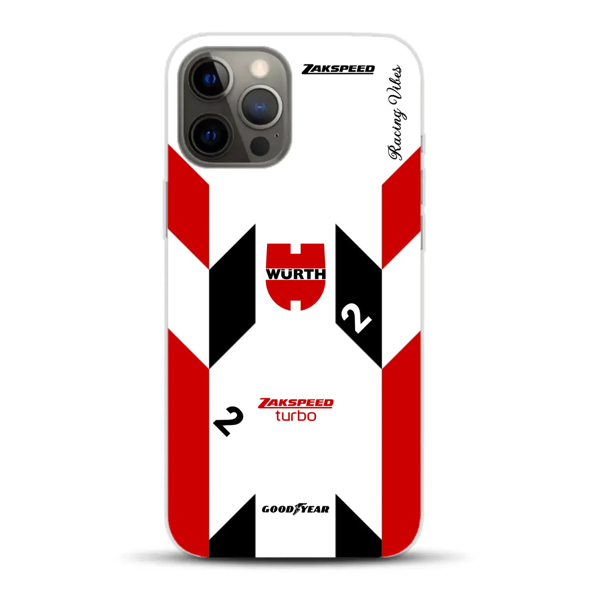 Ford Capri Turbo Gruppe 5 DRM 1980 & 1981 Klaus Ludwig Champion Livery - Custodia per cellulare personalizzata per iPhone