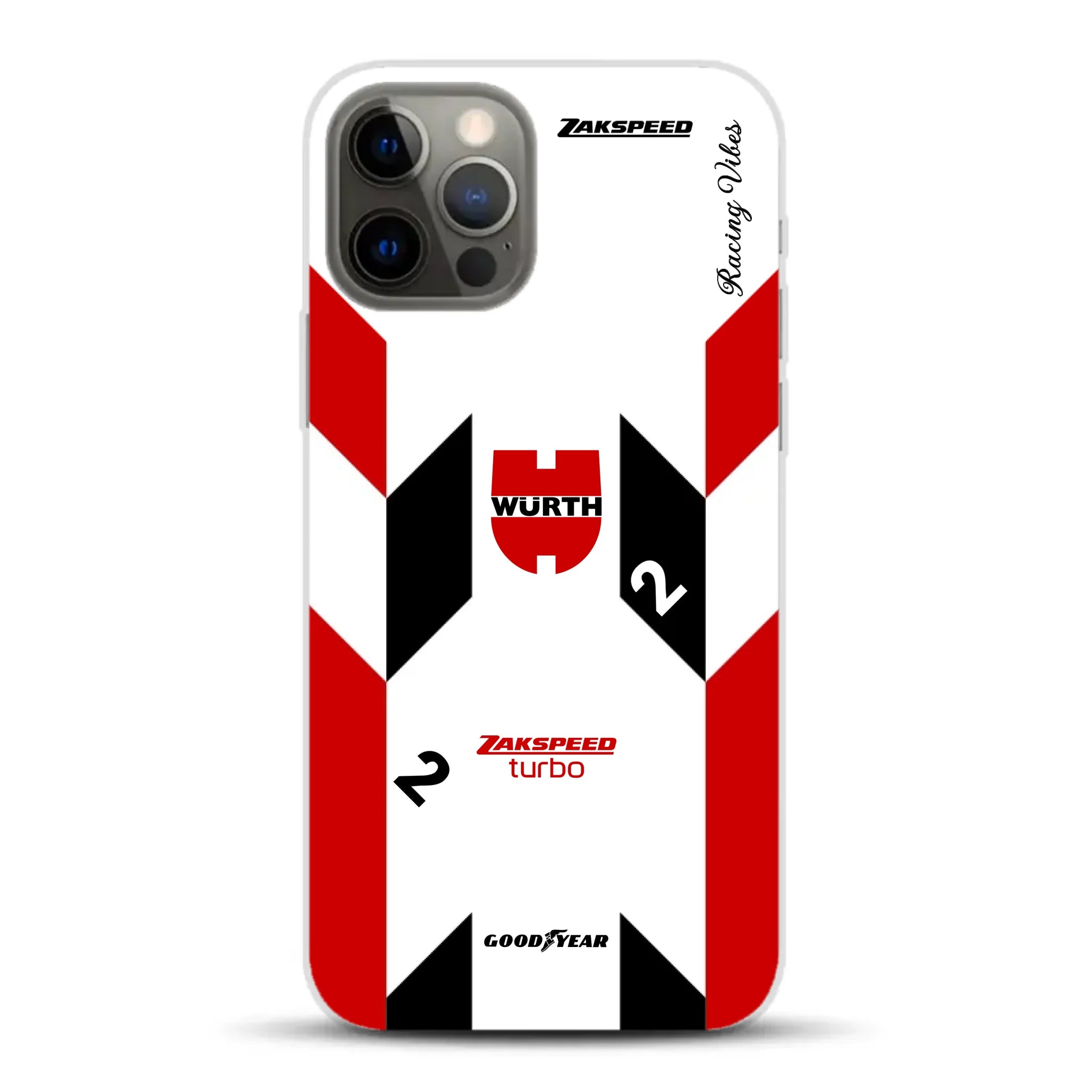 Ford Capri Turbo Gruppe 5 DRM 1980 & 1981 Klaus Ludwig Champion Livery - Custodia per cellulare personalizzata per iPhone