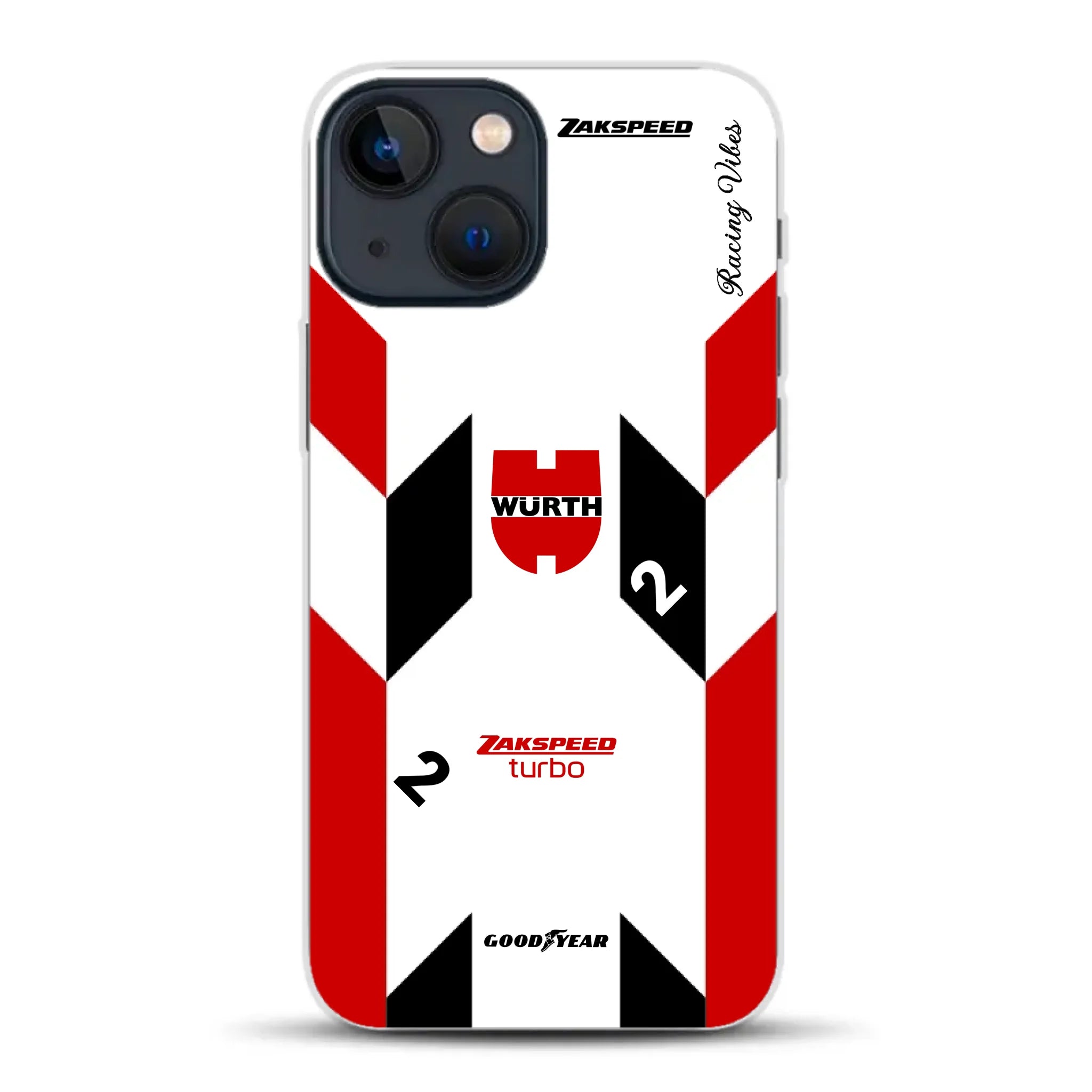 Ford Capri Turbo Gruppe 5 DRM 1980 & 1981 Klaus Ludwig Champion Livery - Custodia per cellulare personalizzata per iPhone