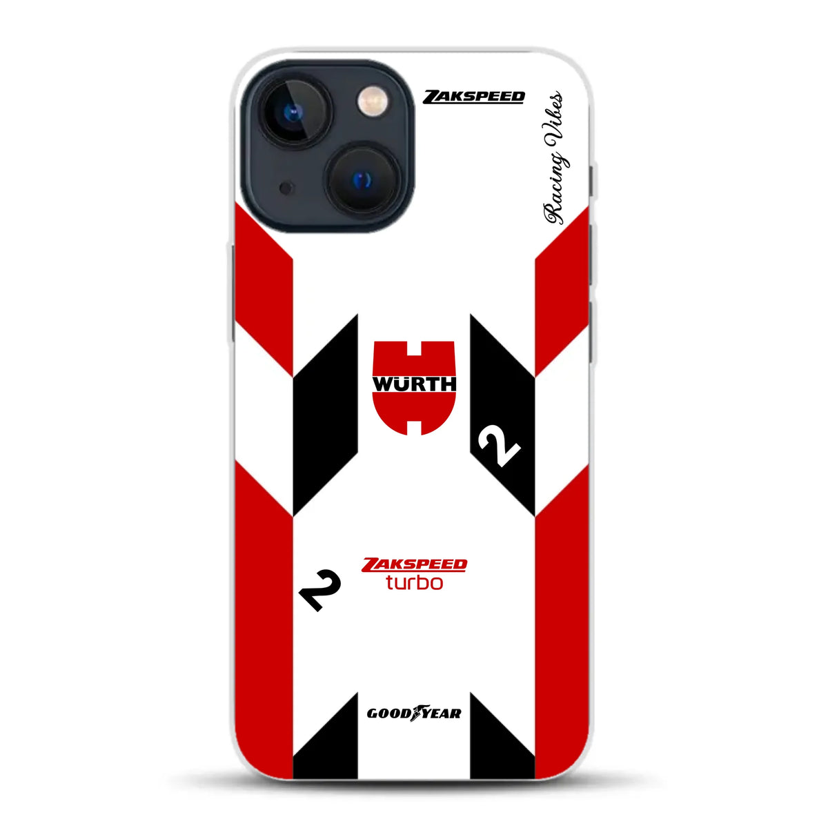 Ford Capri Turbo Gruppe 5 DRM 1980 & 1981 Klaus Ludwig Champion Livery - Custodia per cellulare personalizzata per iPhone