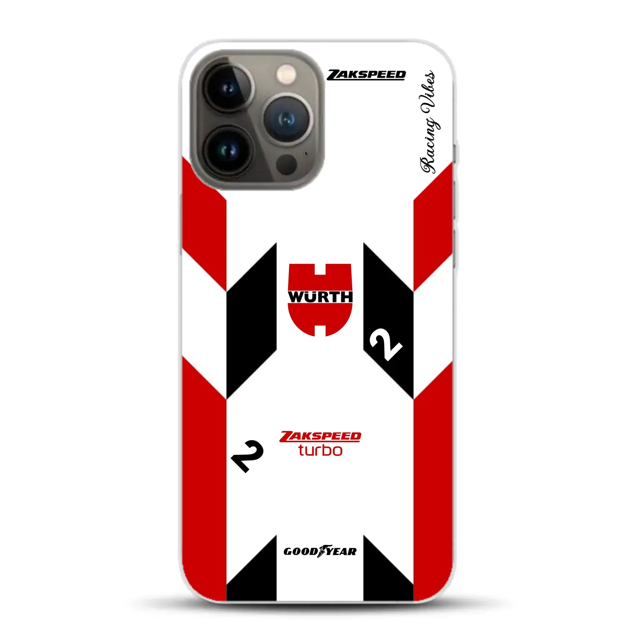 Ford Capri Turbo Gruppe 5 DRM 1980 & 1981 Klaus Ludwig Champion Livery - Custodia per cellulare personalizzata per iPhone