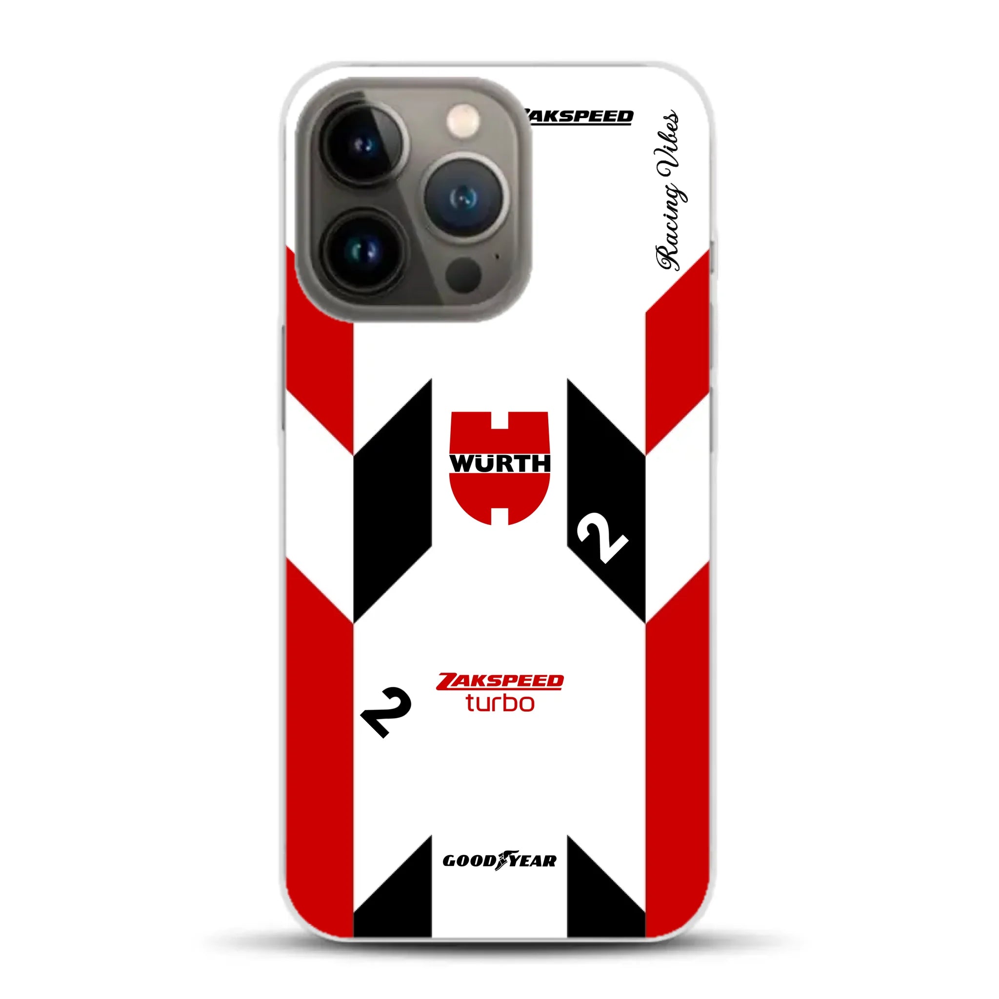 Ford Capri Turbo Gruppe 5 DRM 1980 & 1981 Klaus Ludwig Champion Livery - Custodia per cellulare personalizzata per iPhone