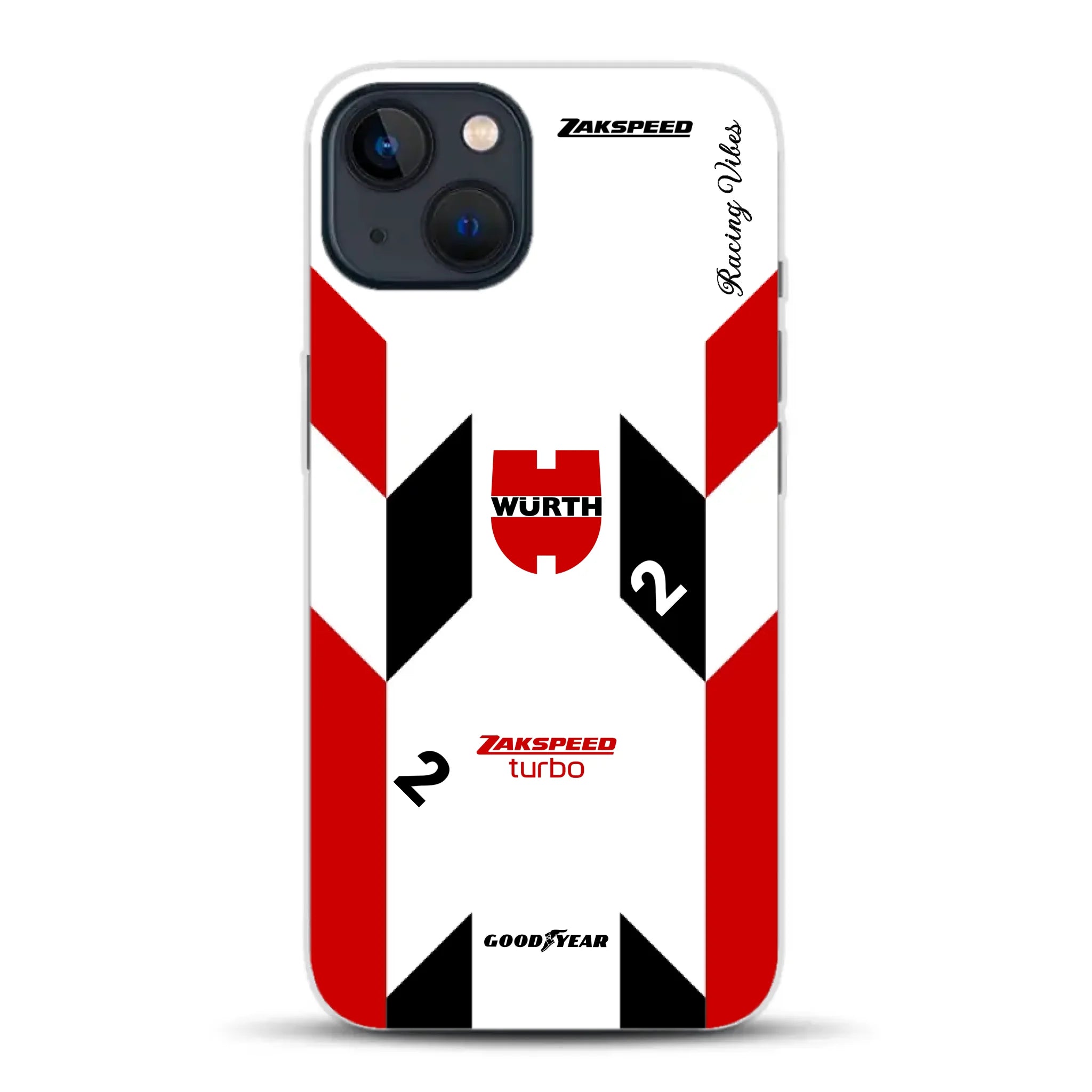 Ford Capri Turbo Gruppe 5 DRM 1980 & 1981 Klaus Ludwig Champion Livery - Custodia per cellulare personalizzata per iPhone