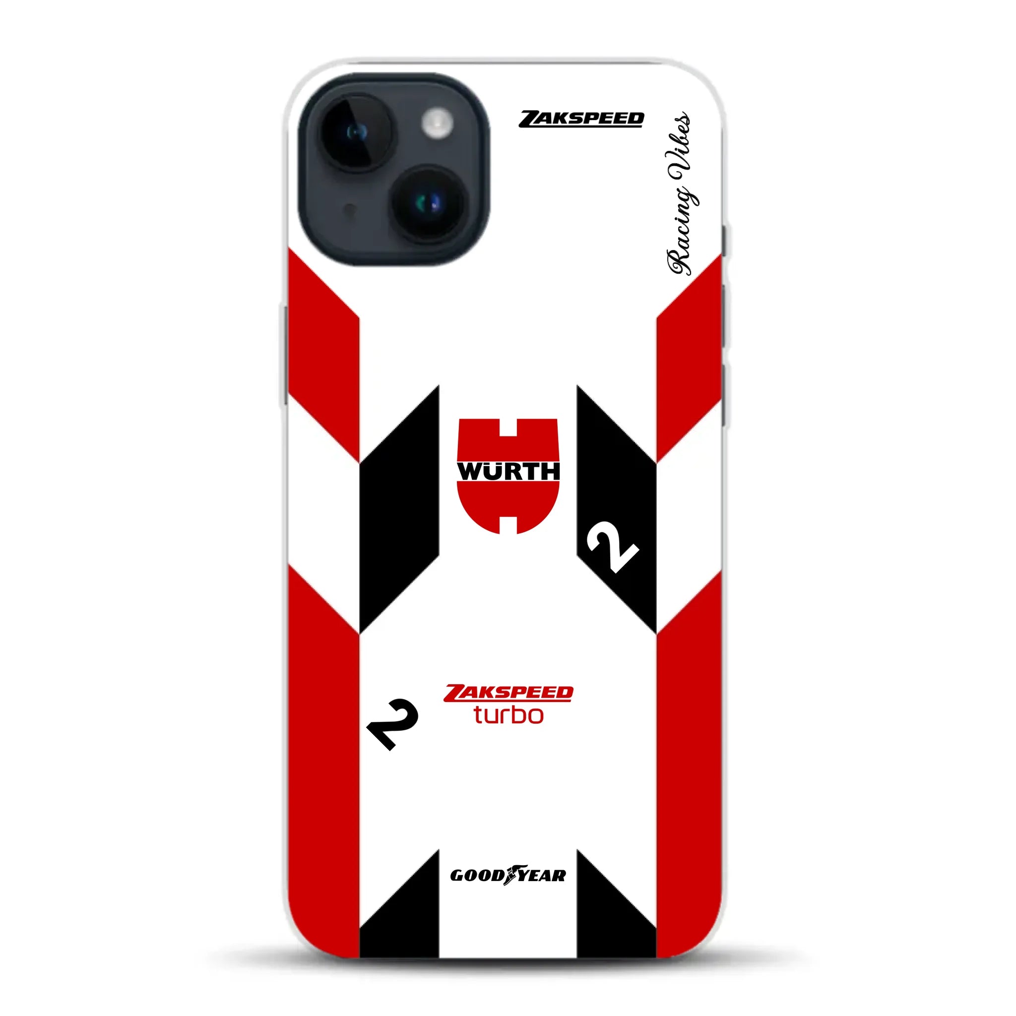 Ford Capri Turbo Gruppe 5 DRM 1980 & 1981 Klaus Ludwig Champion Livery - Custodia per cellulare personalizzata per iPhone