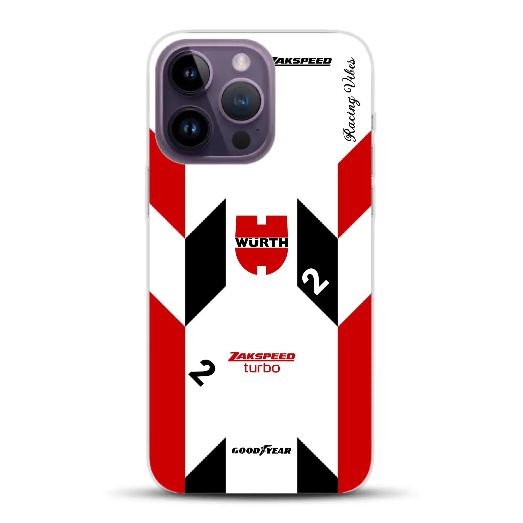 Ford Capri Turbo Gruppe 5 DRM 1980 & 1981 Klaus Ludwig Champion Livery - Custodia per cellulare personalizzata per iPhone