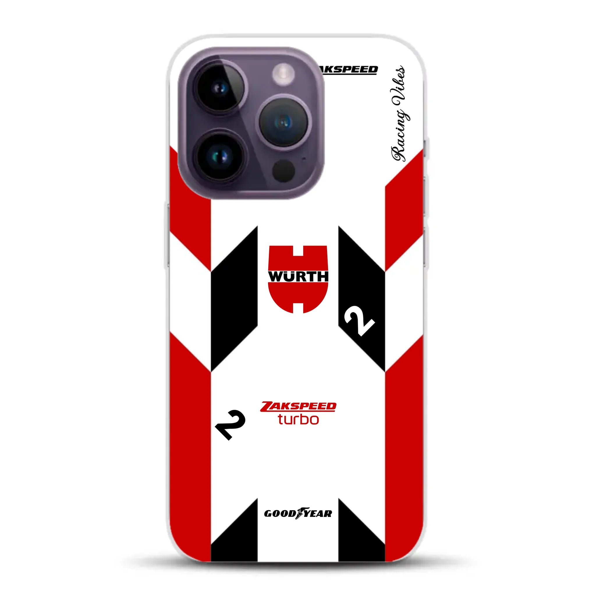 Ford Capri Turbo Gruppe 5 DRM 1980 & 1981 Klaus Ludwig Champion Livery - Custodia per cellulare personalizzata per iPhone