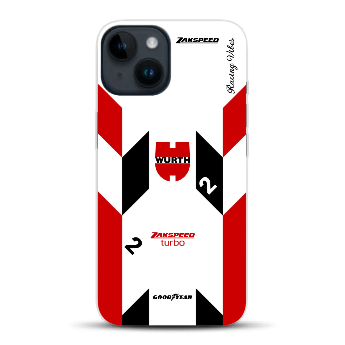 Ford Capri Turbo Gruppe 5 DRM 1980 & 1981 Klaus Ludwig Champion Livery - Custodia per cellulare personalizzata per iPhone