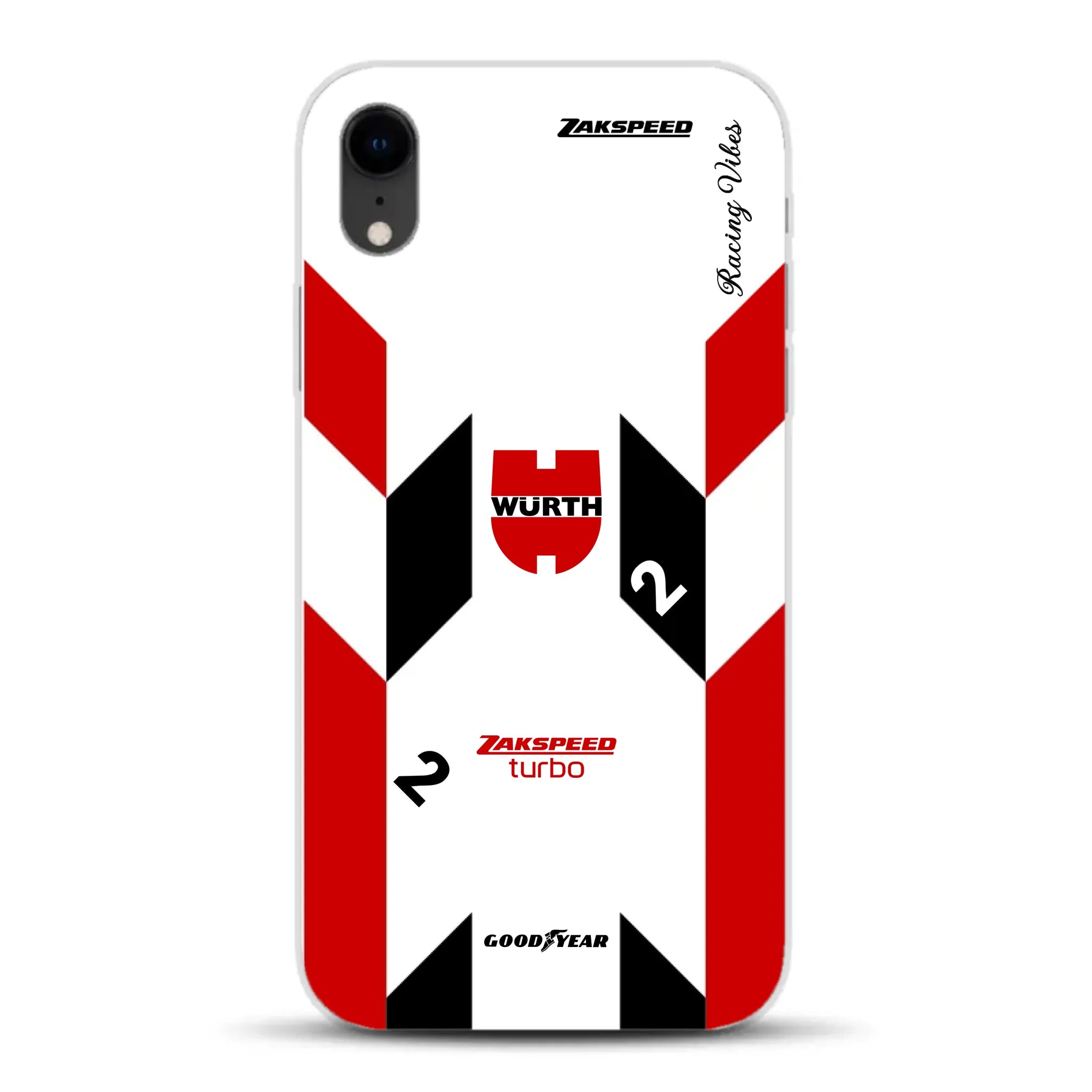 Ford Capri Turbo Gruppe 5 DRM 1980 & 1981 Klaus Ludwig Champion Livery - Custodia per cellulare personalizzata per iPhone