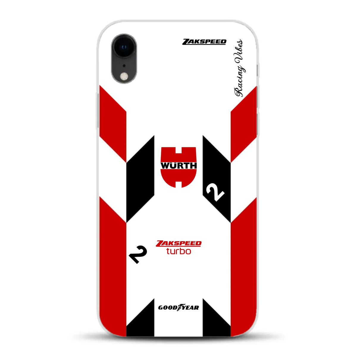 Ford Capri Turbo Gruppe 5 DRM 1980 & 1981 Klaus Ludwig Champion Livery - Custodia per cellulare personalizzata per iPhone
