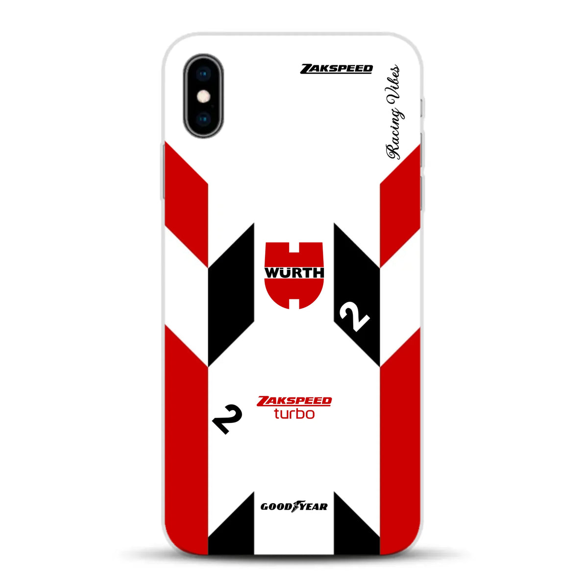 Ford Capri Turbo Gruppe 5 DRM 1980 & 1981 Klaus Ludwig Champion Livery - Custodia per cellulare personalizzata per iPhone
