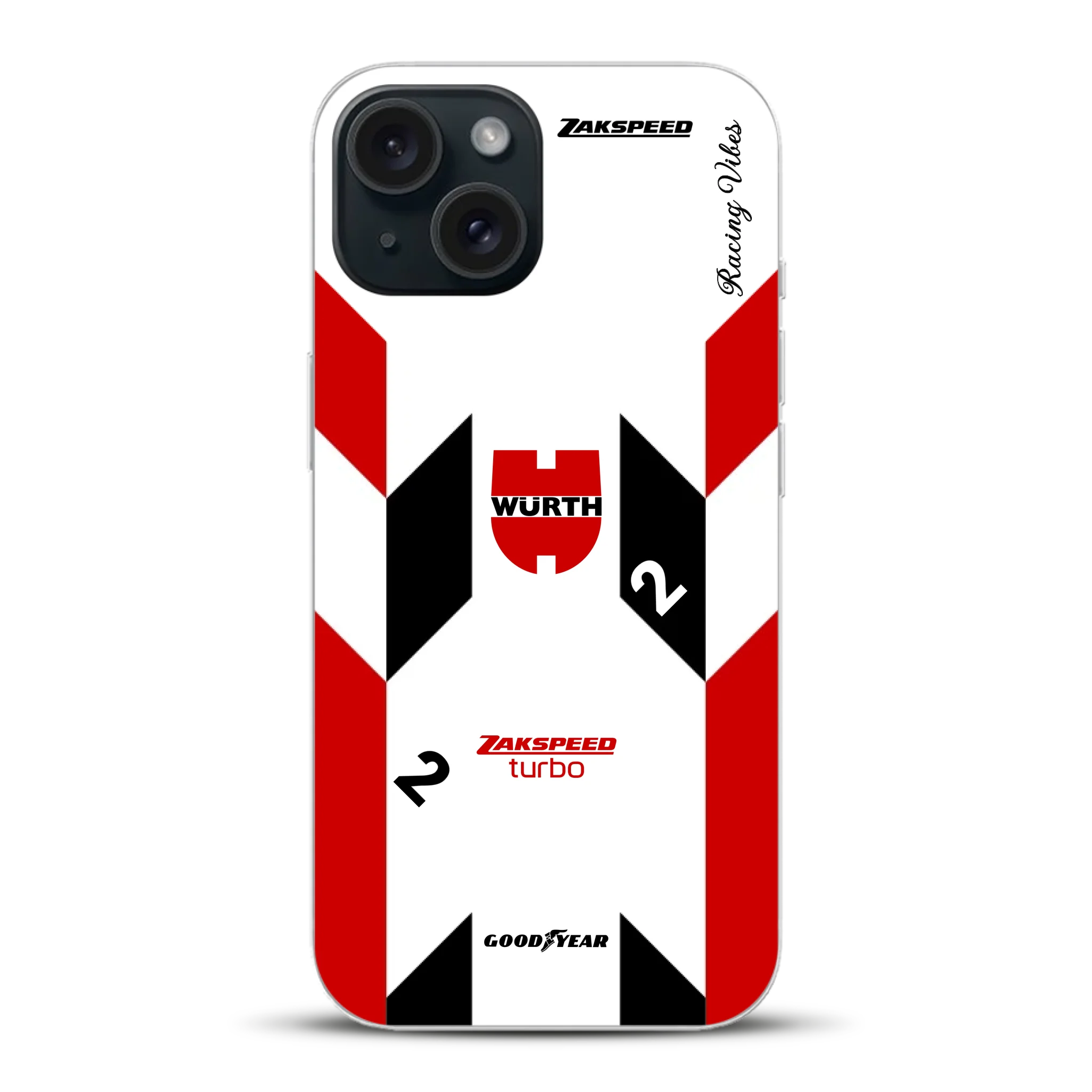 Ford Capri Turbo Gruppe 5 DRM 1980 & 1981 Klaus Ludwig Champion Livery - Custodia per cellulare personalizzata per iPhone