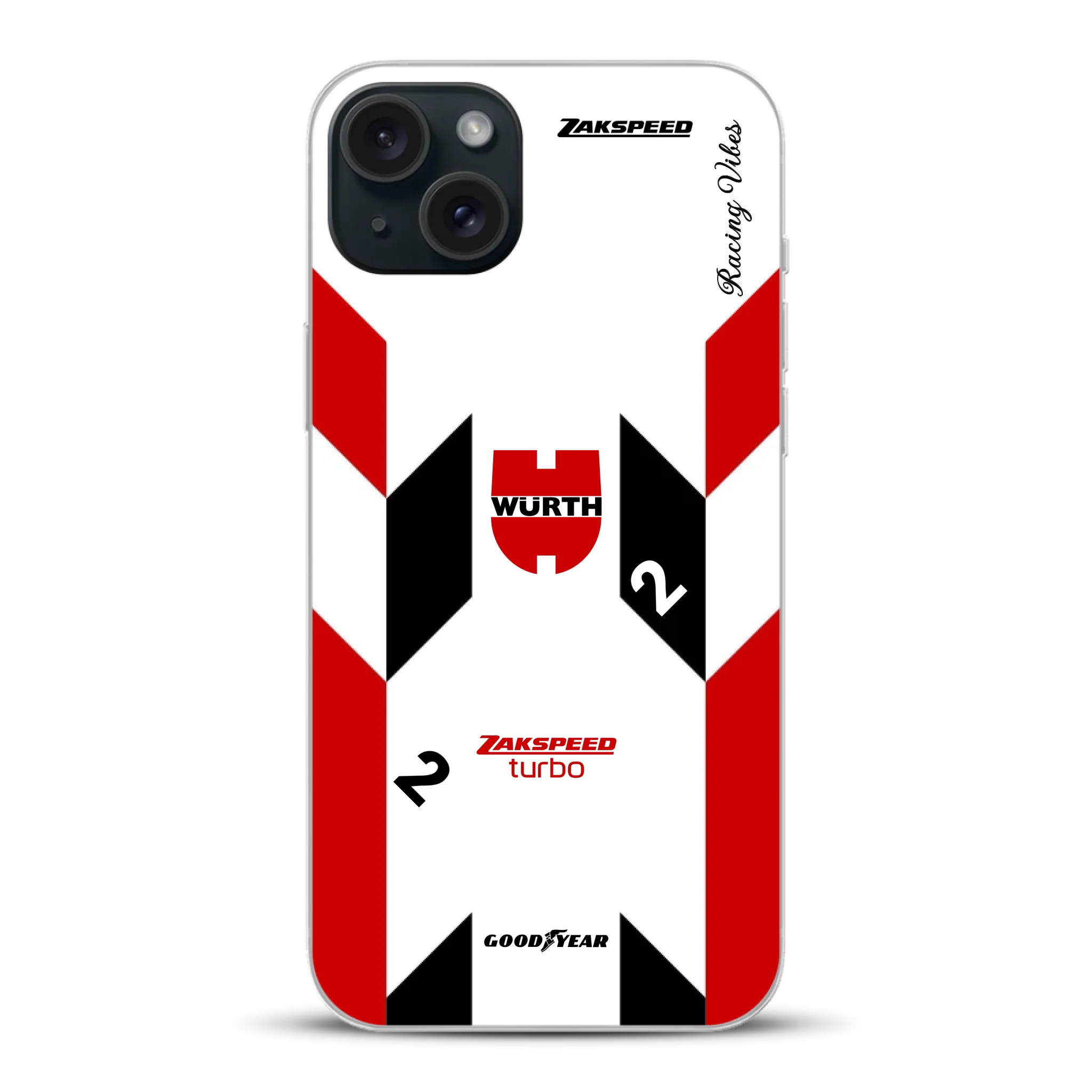 Ford Capri Turbo Gruppe 5 DRM 1980 & 1981 Klaus Ludwig Champion Livery - Custodia per cellulare personalizzata per iPhone